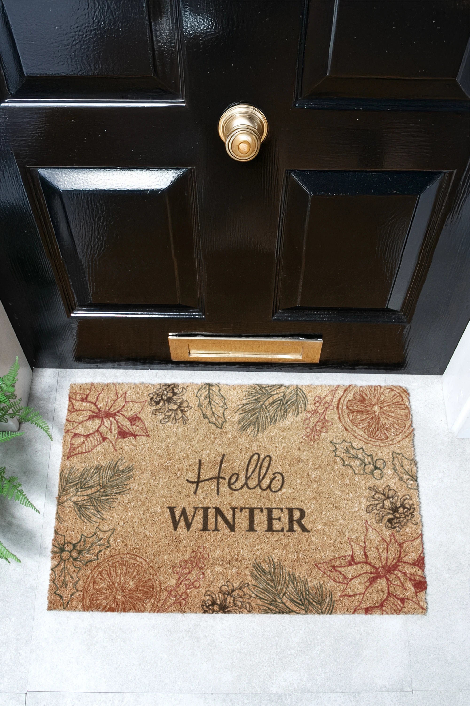 Hello Winter Doormat