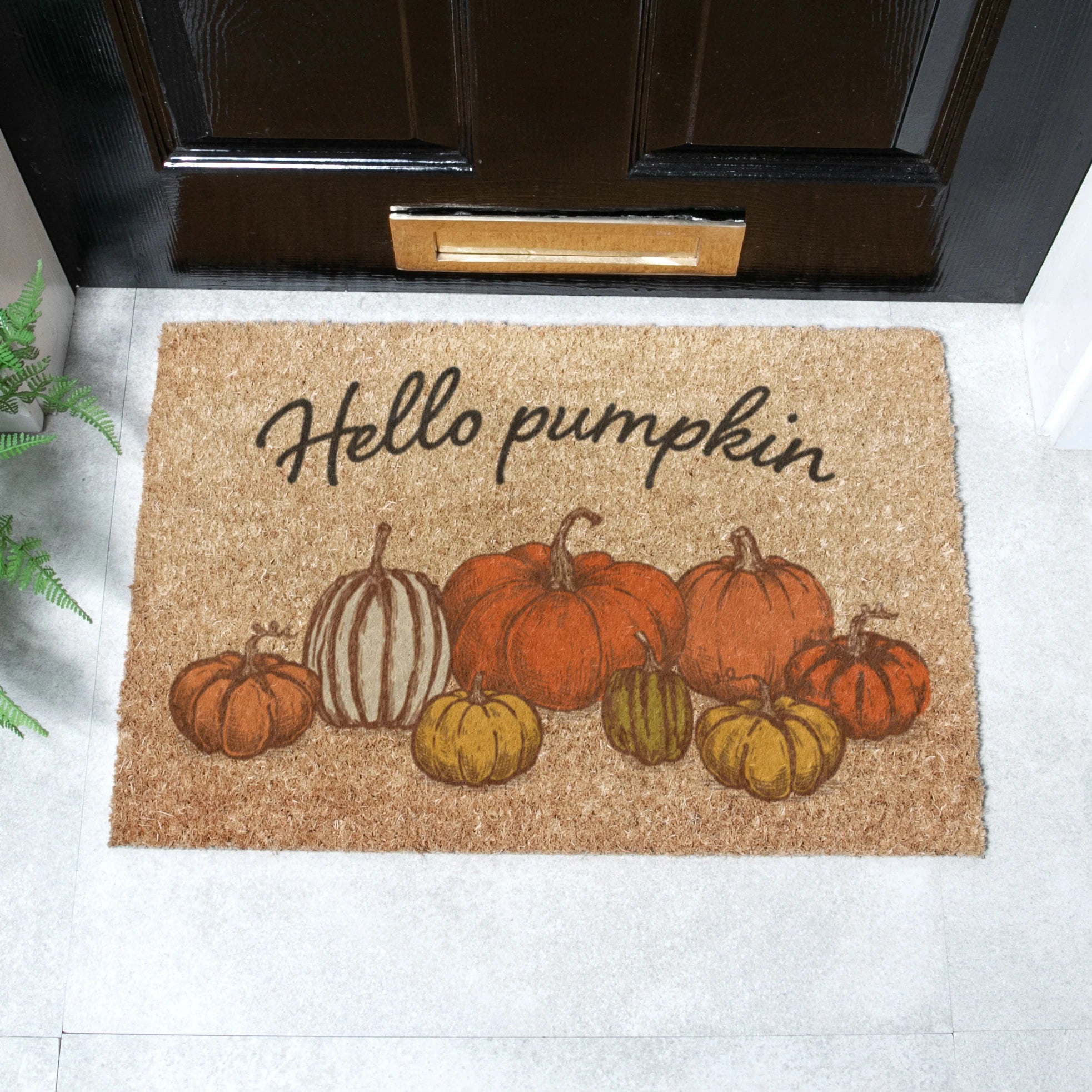 Pumpkins Hey Pumpkin Doormat (60x40cm)