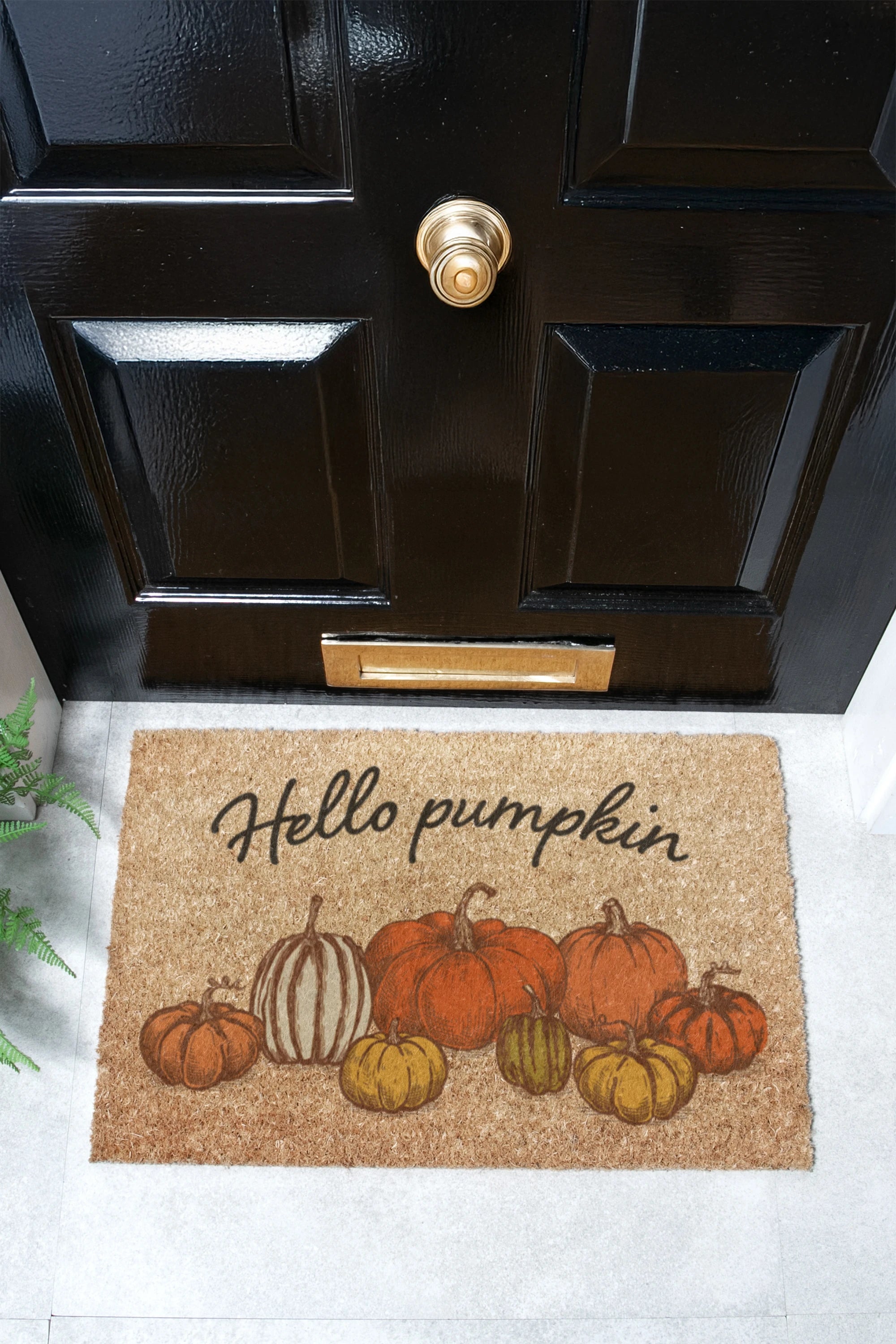 Pumpkins Hey Pumpkin Doormat (60x40cm)
