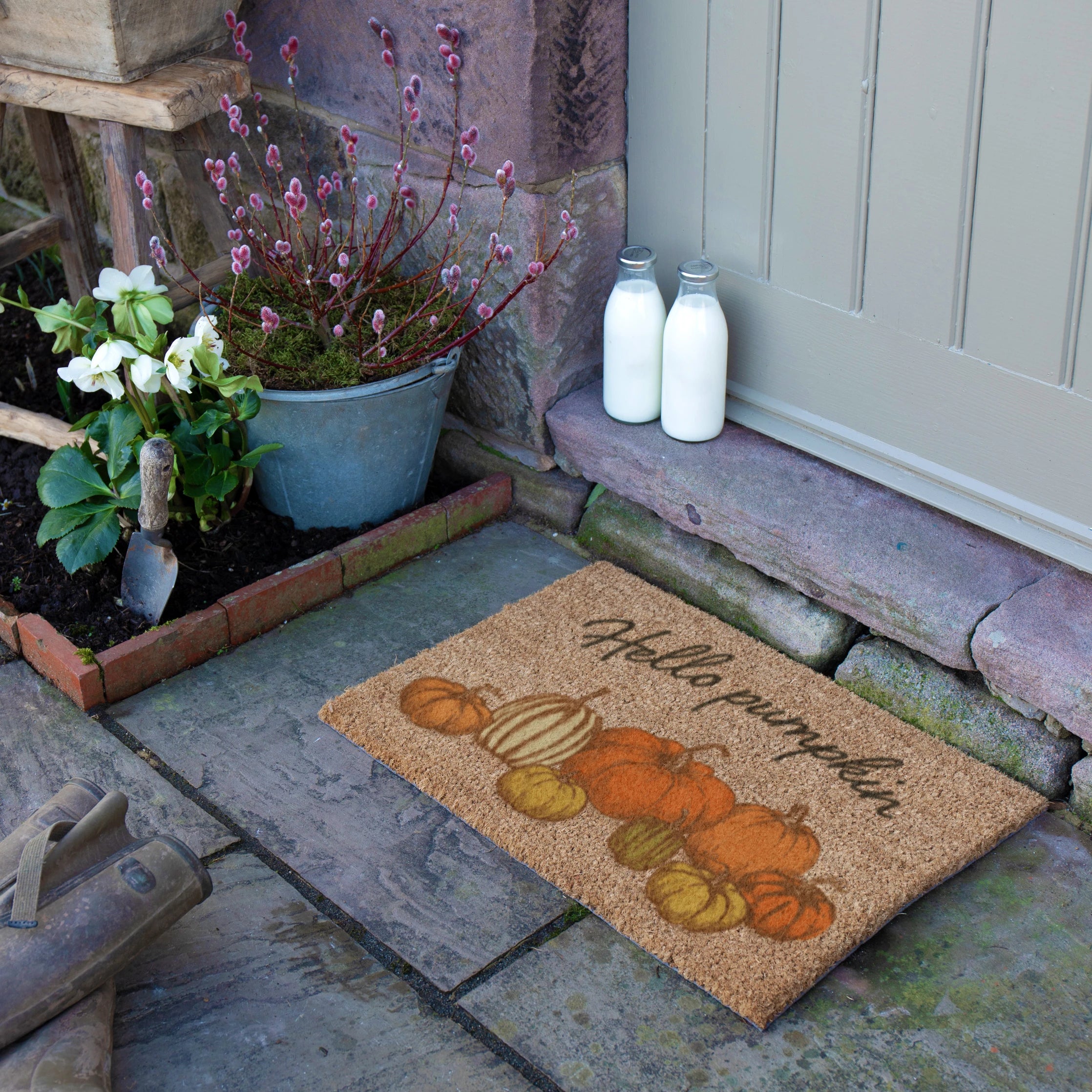 Pumpkins Hey Pumpkin Doormat (60x40cm)