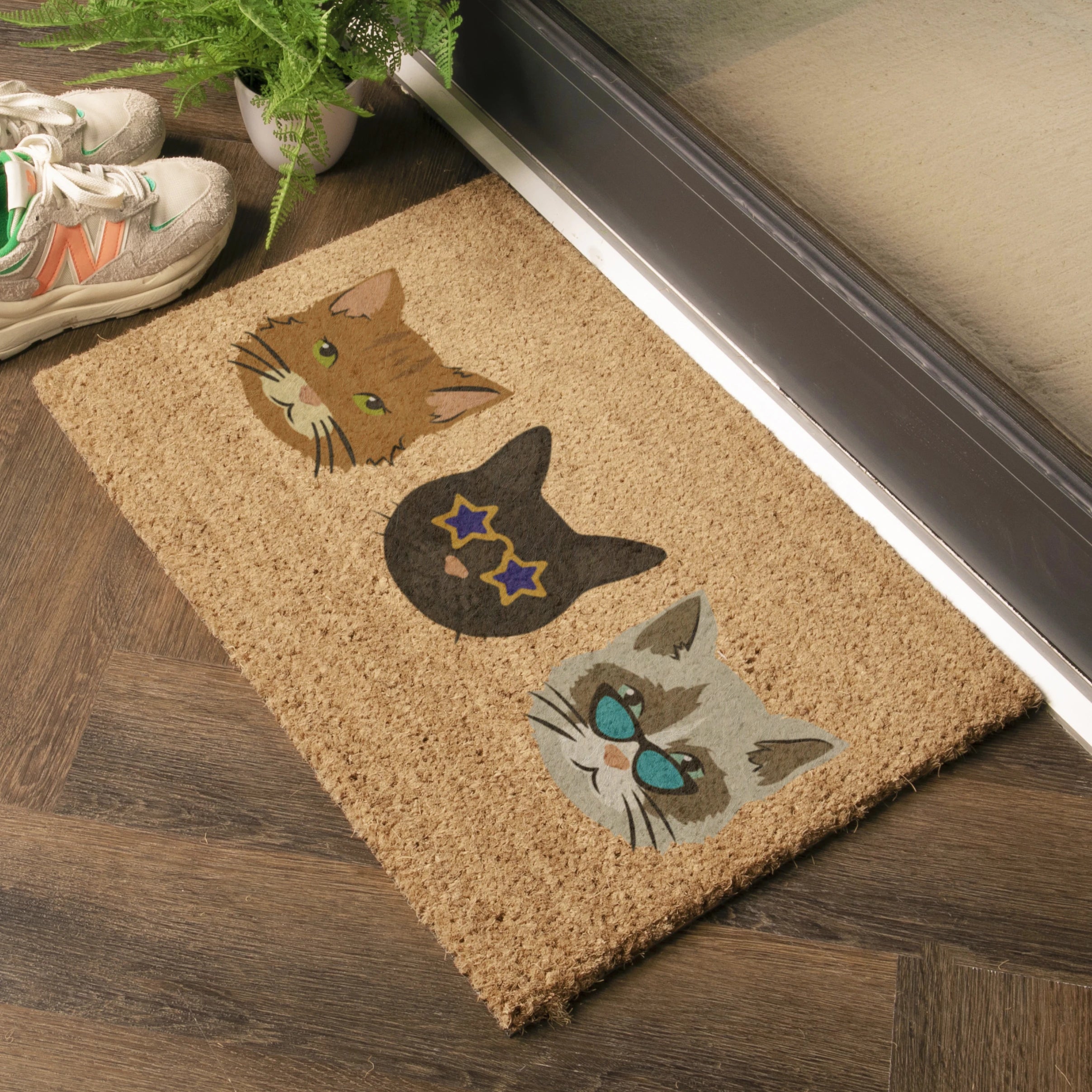 Cool Cats Coir Doormat