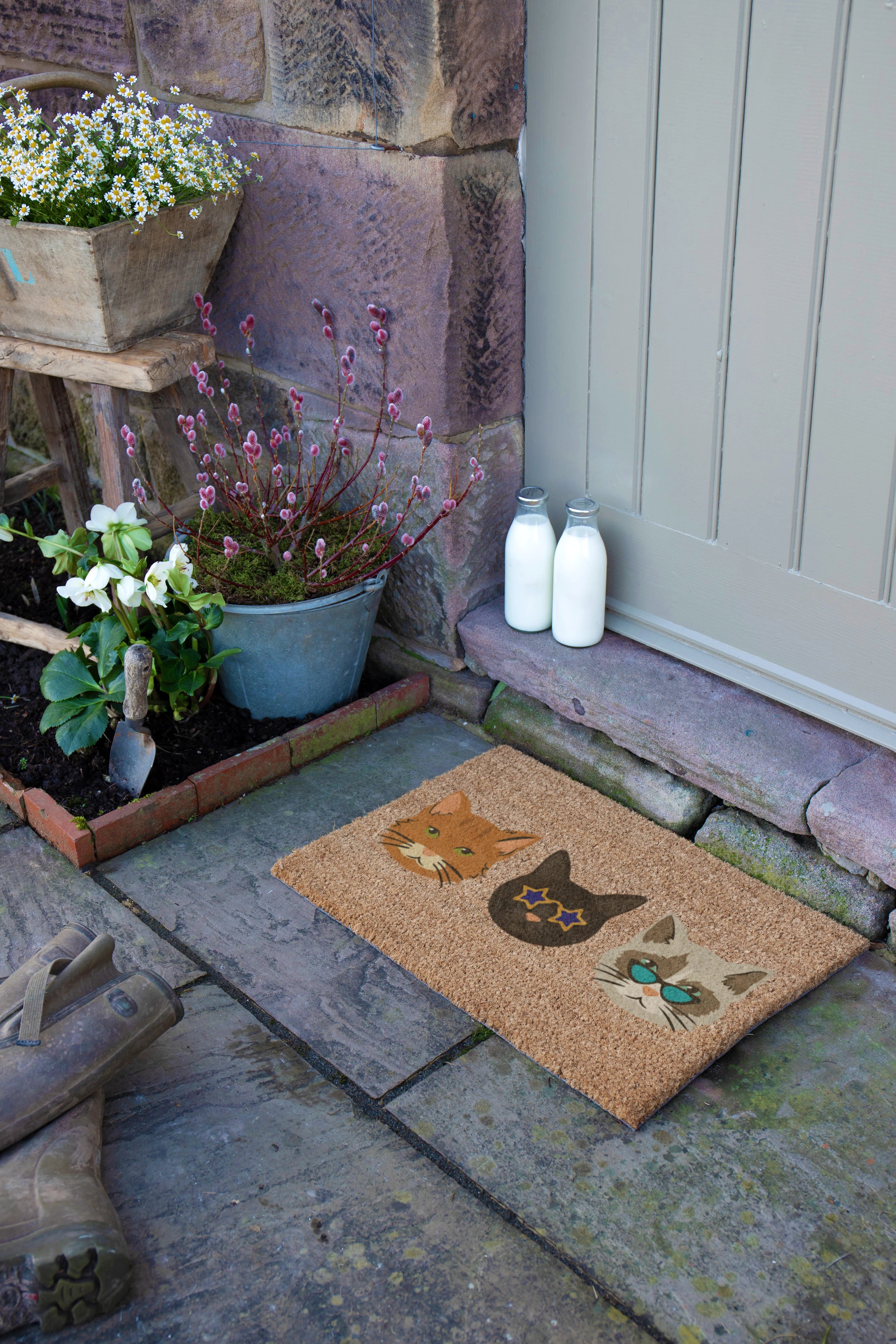 Cool Cats Coir Doormat