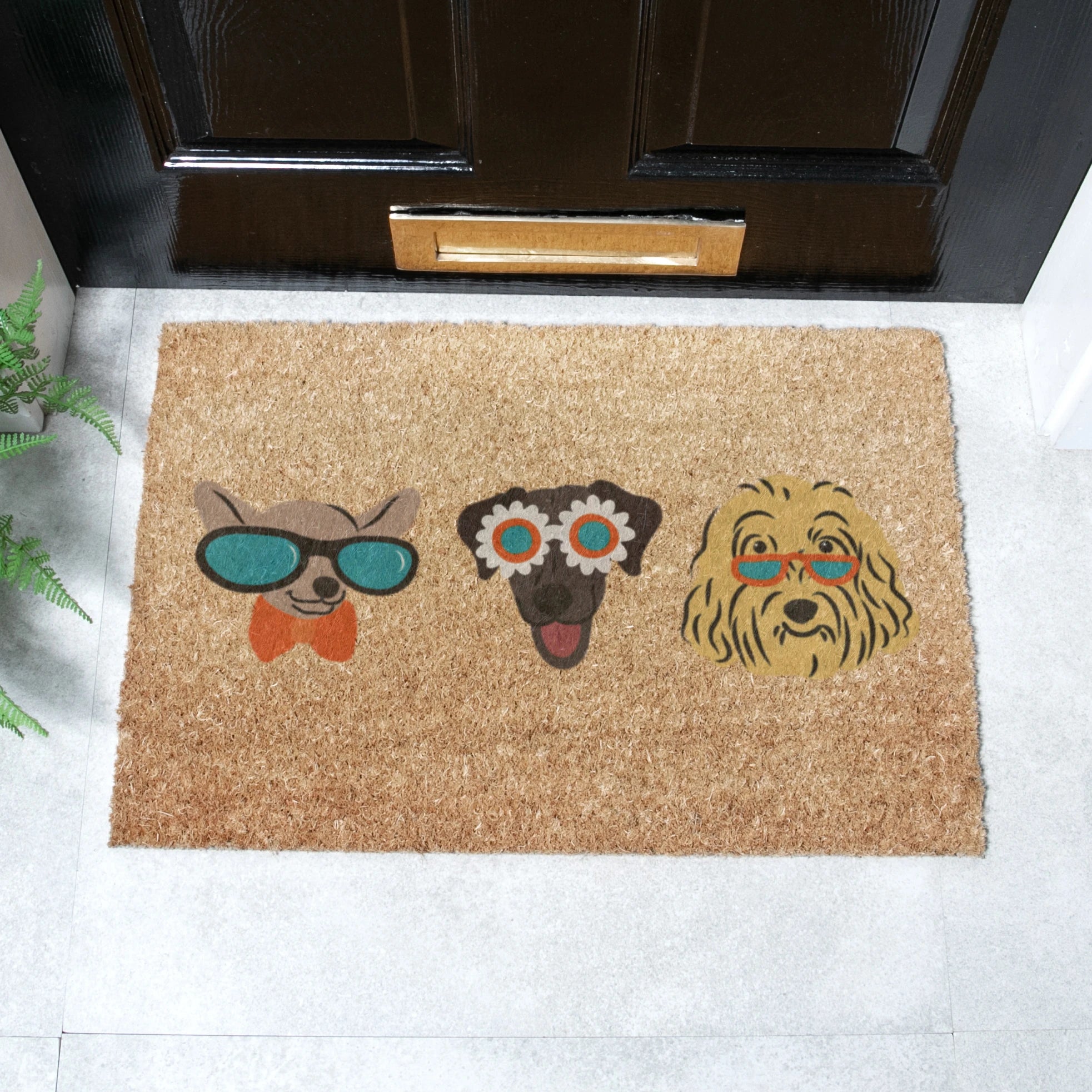 Cool Dogs Coir Doormat