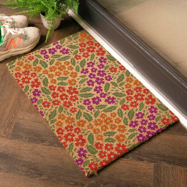 Floral Pattern Doormat