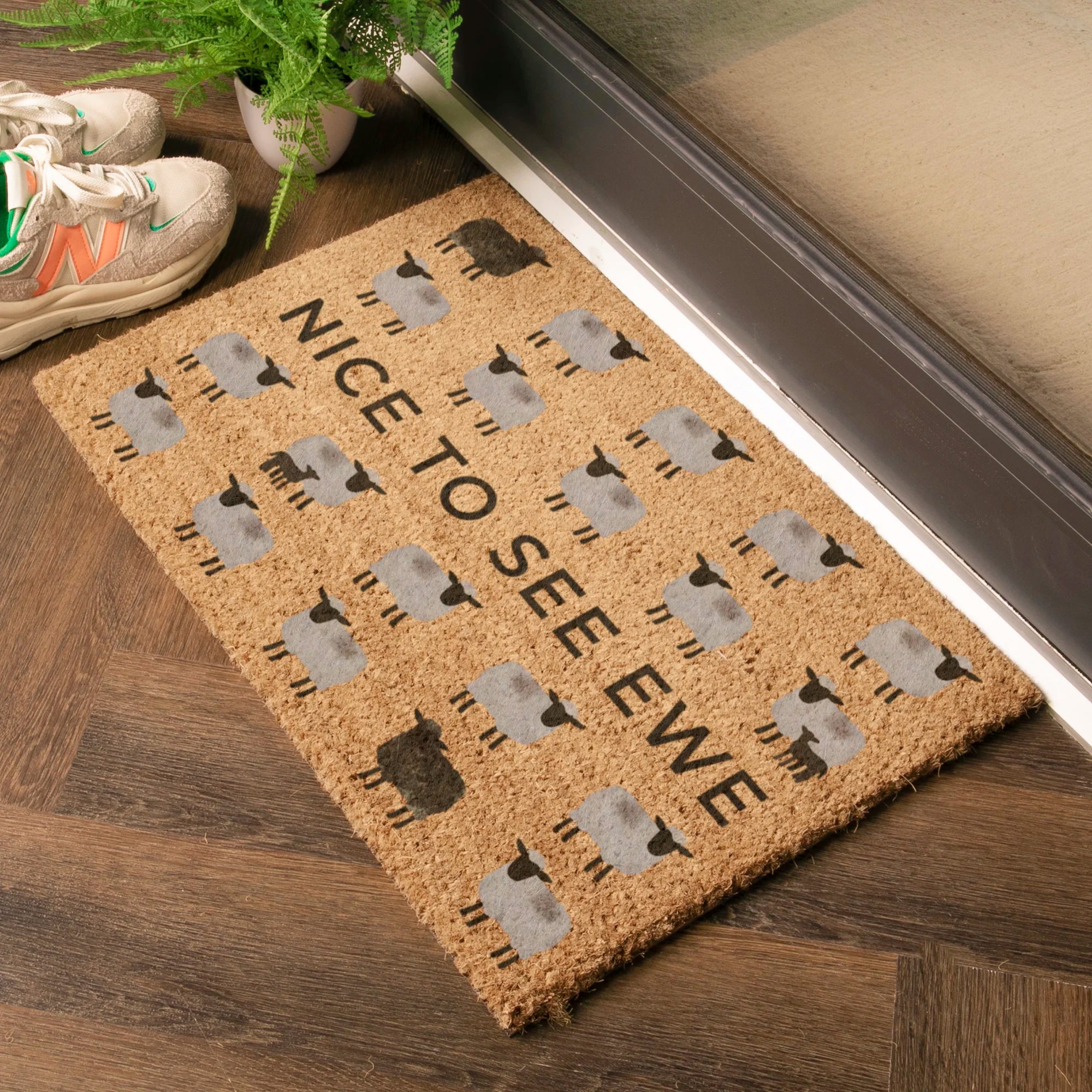 Nice To See Ewe Sheep Doormat