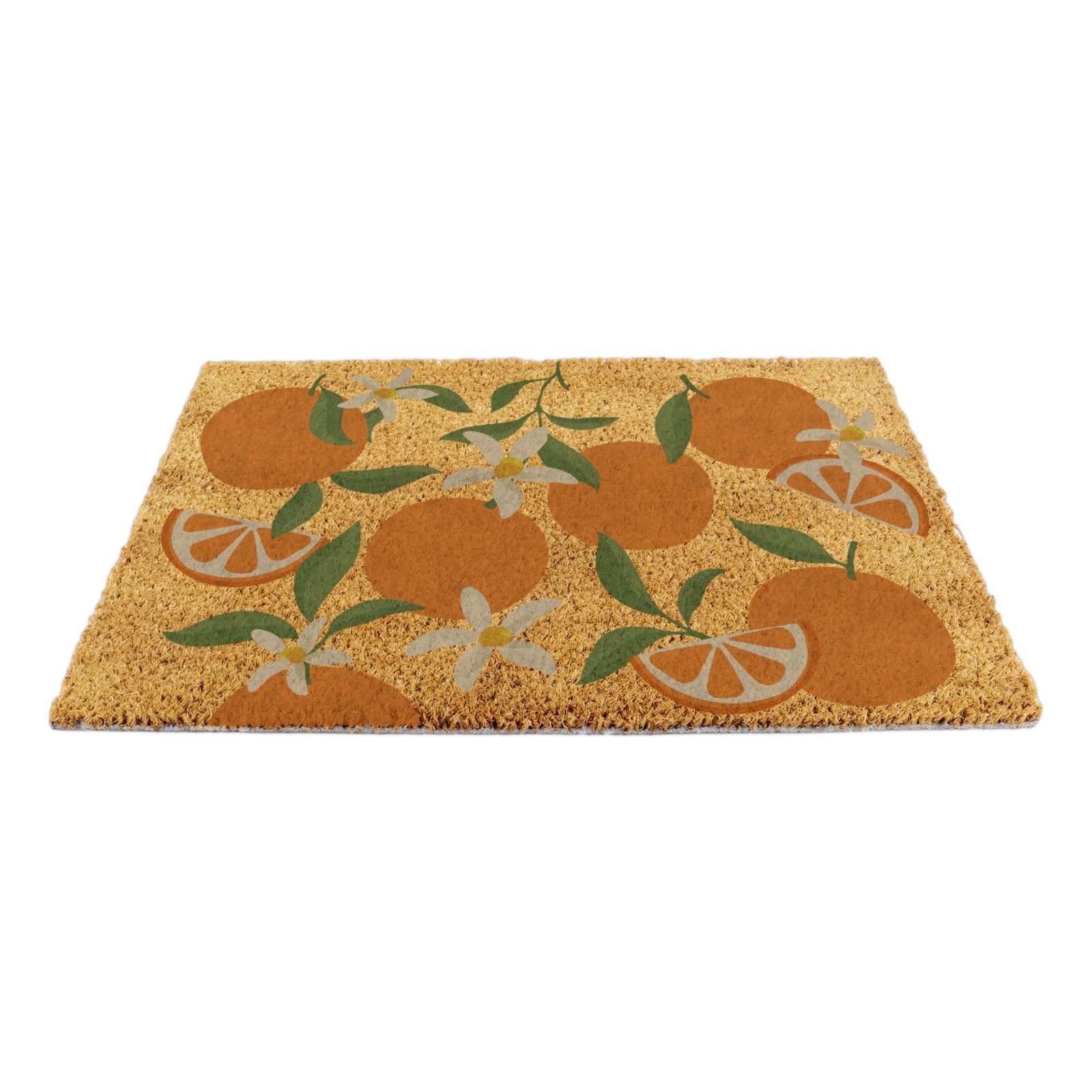 Orange Pattern Doormat