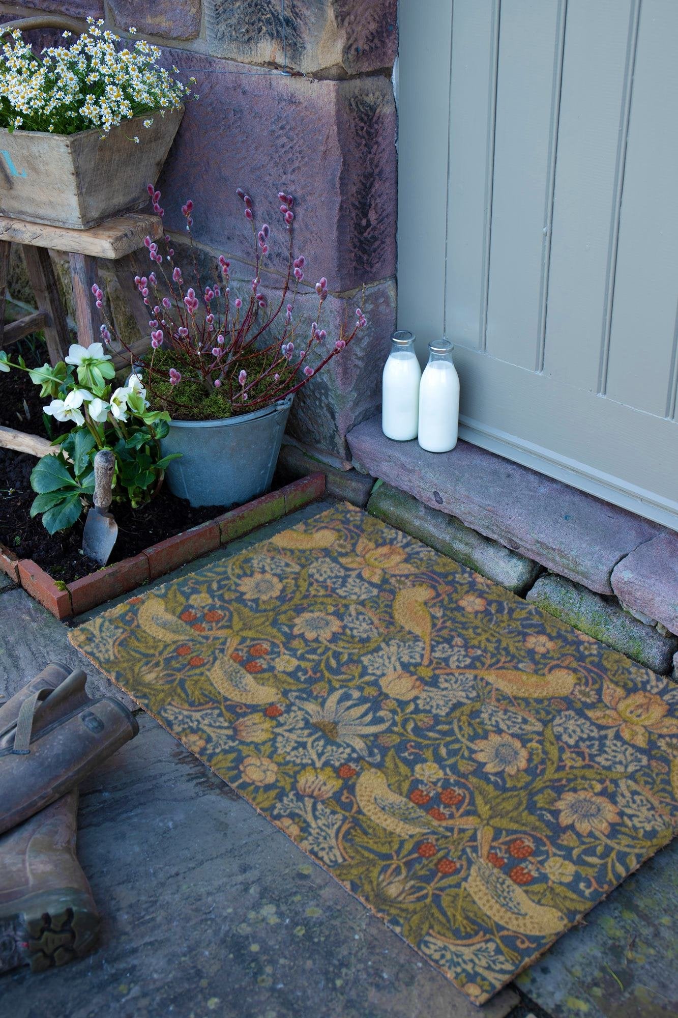 Strawberry Thief William Morris Doormat