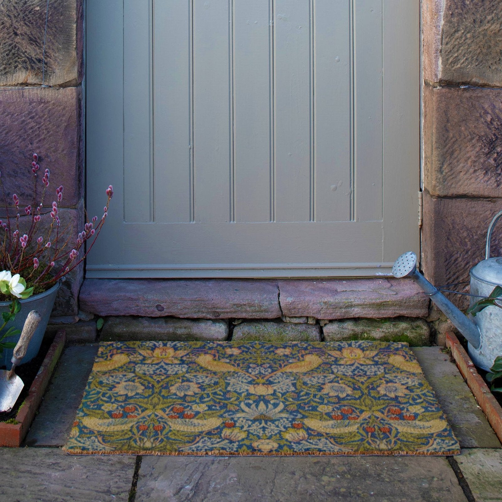 Strawberry Thief William Morris Doormat