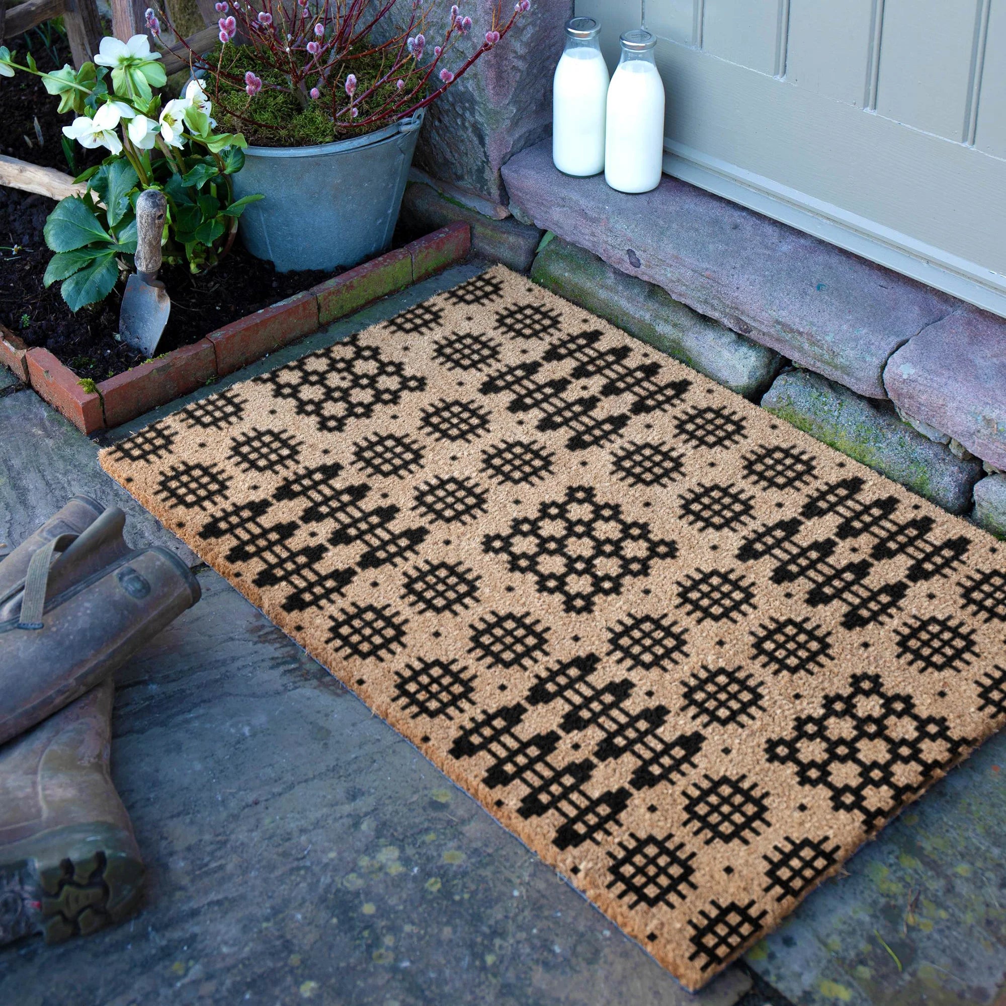 Welsh Tapestry Pattern Doormat