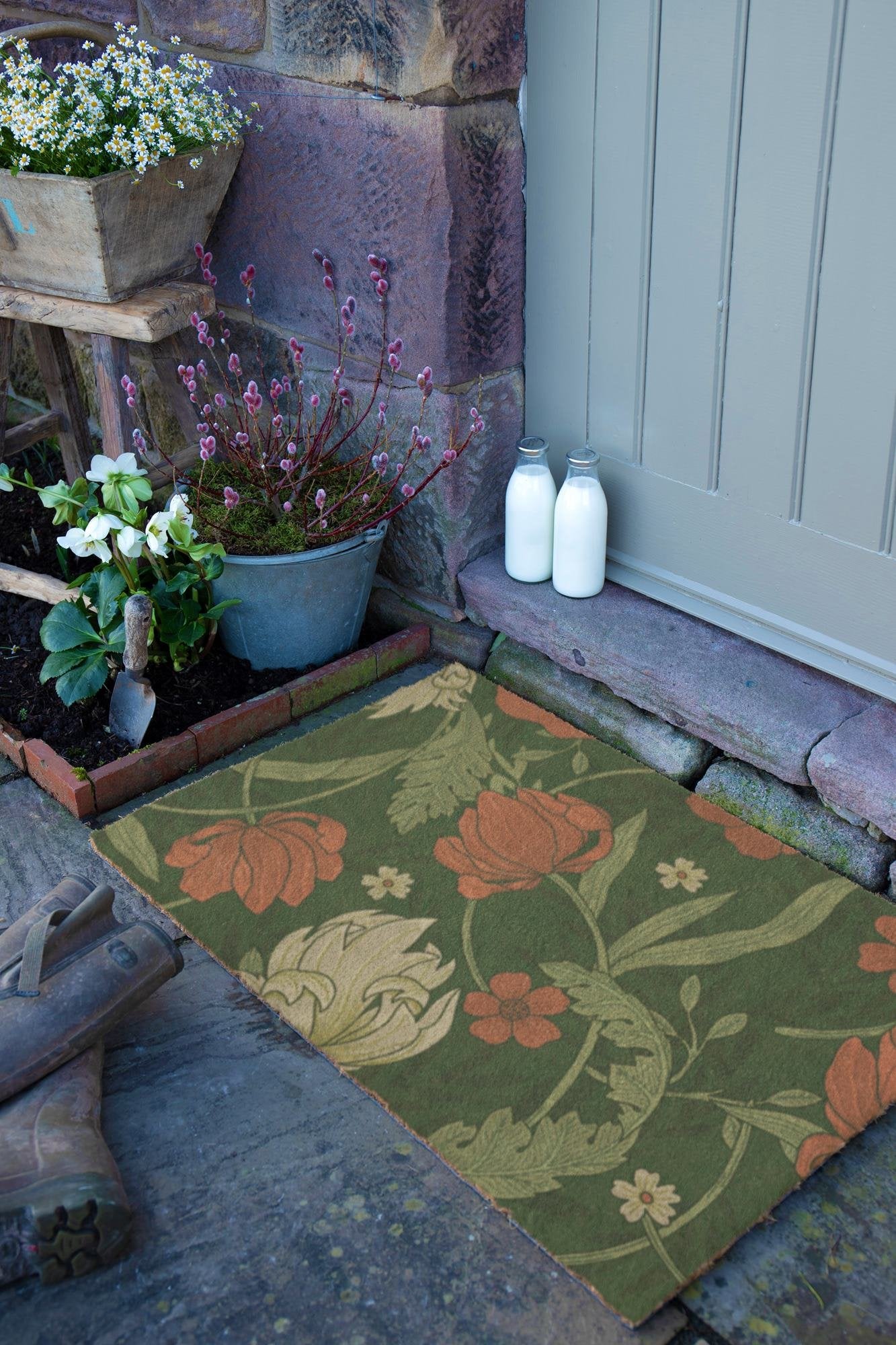 William Morris Rose Doormat