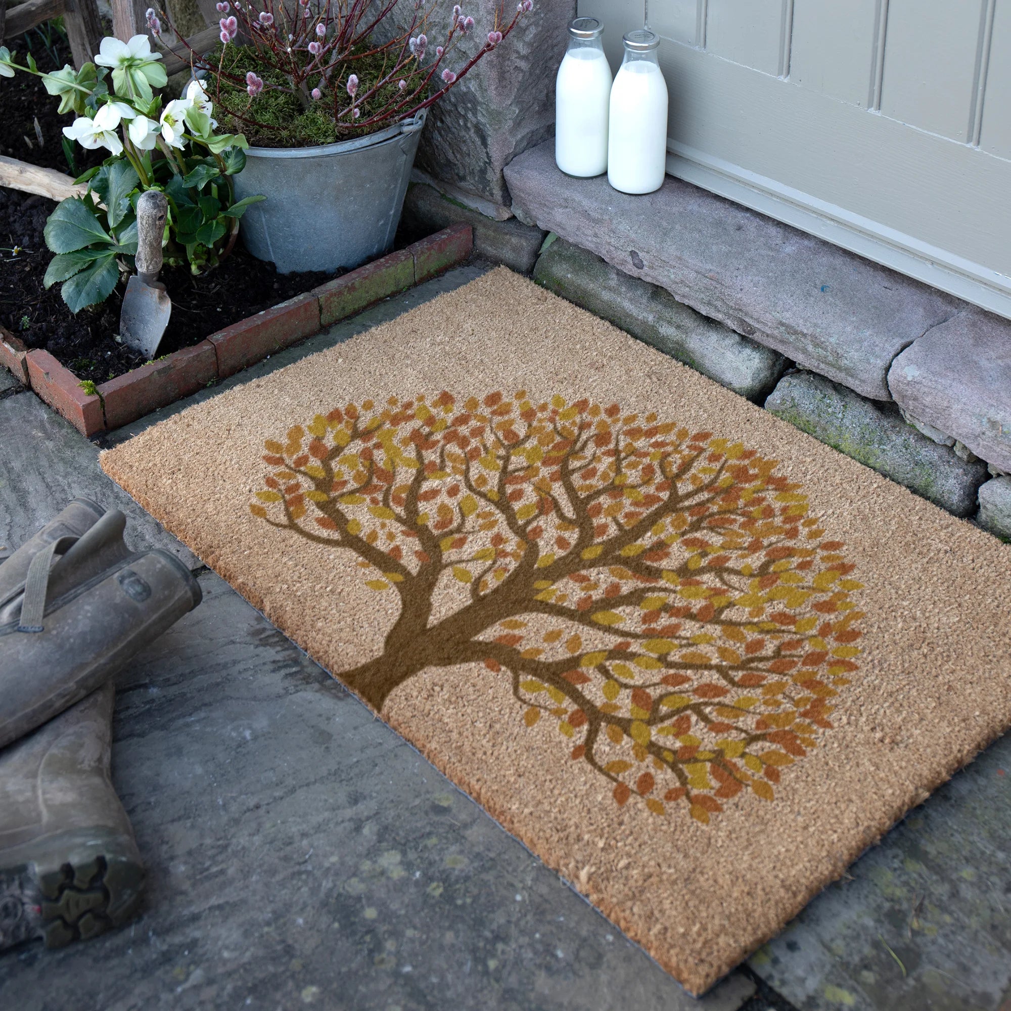 Autumnal Tree of Life Doormat