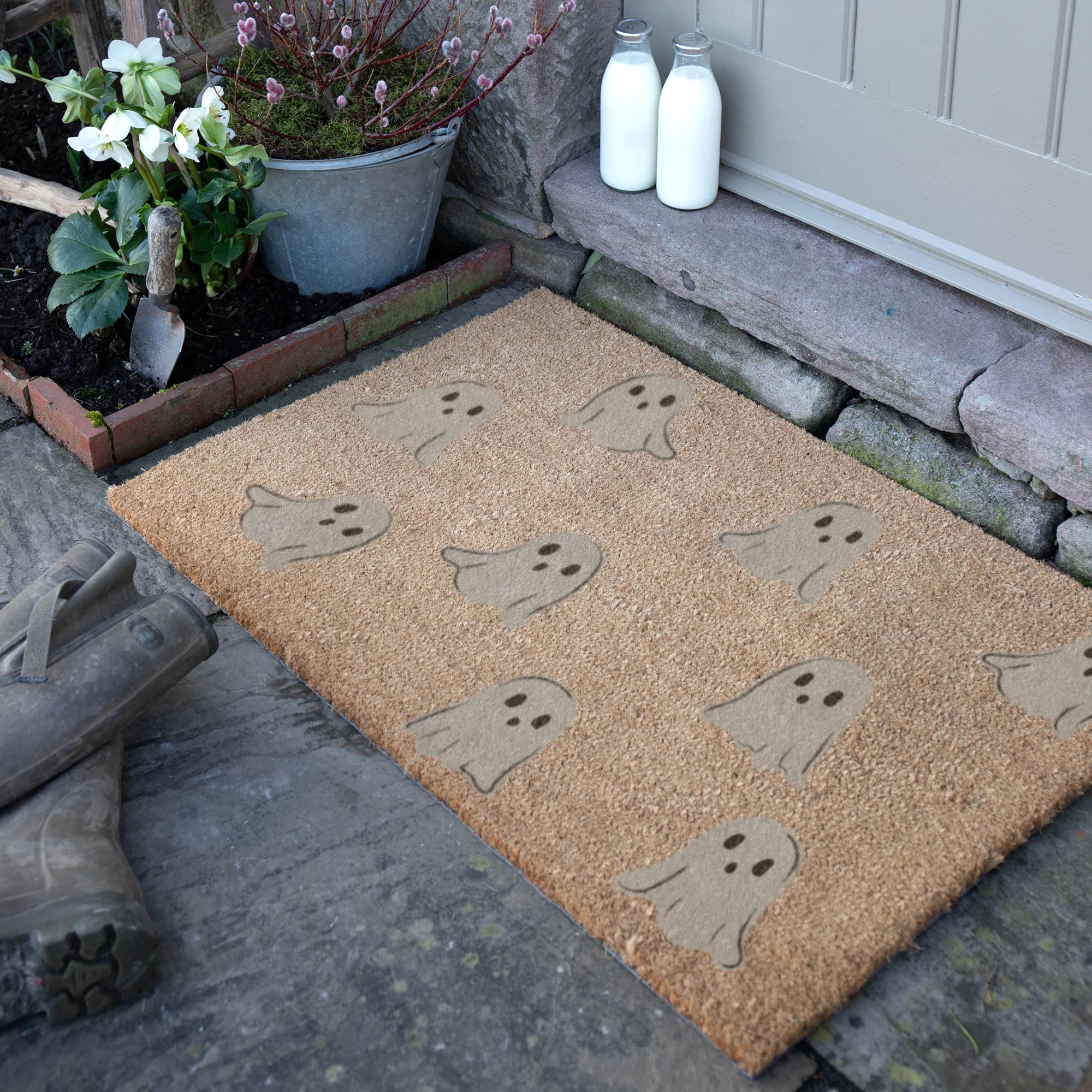 Ghost Pattern Doormat