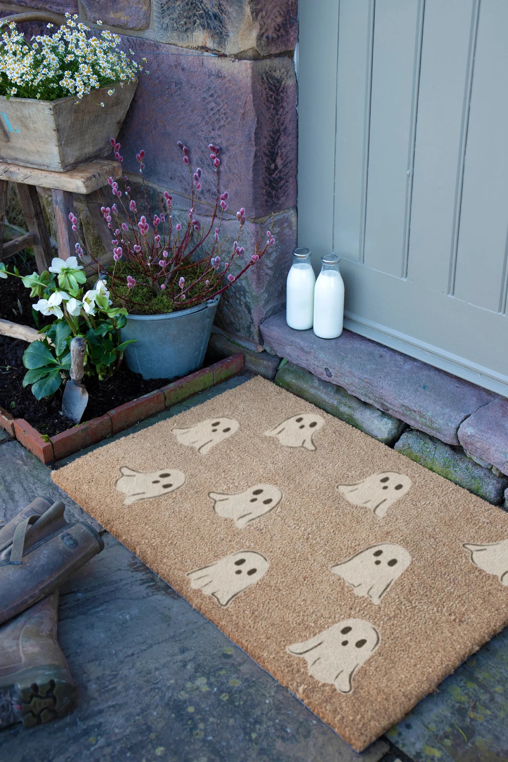Ghost Pattern Doormat