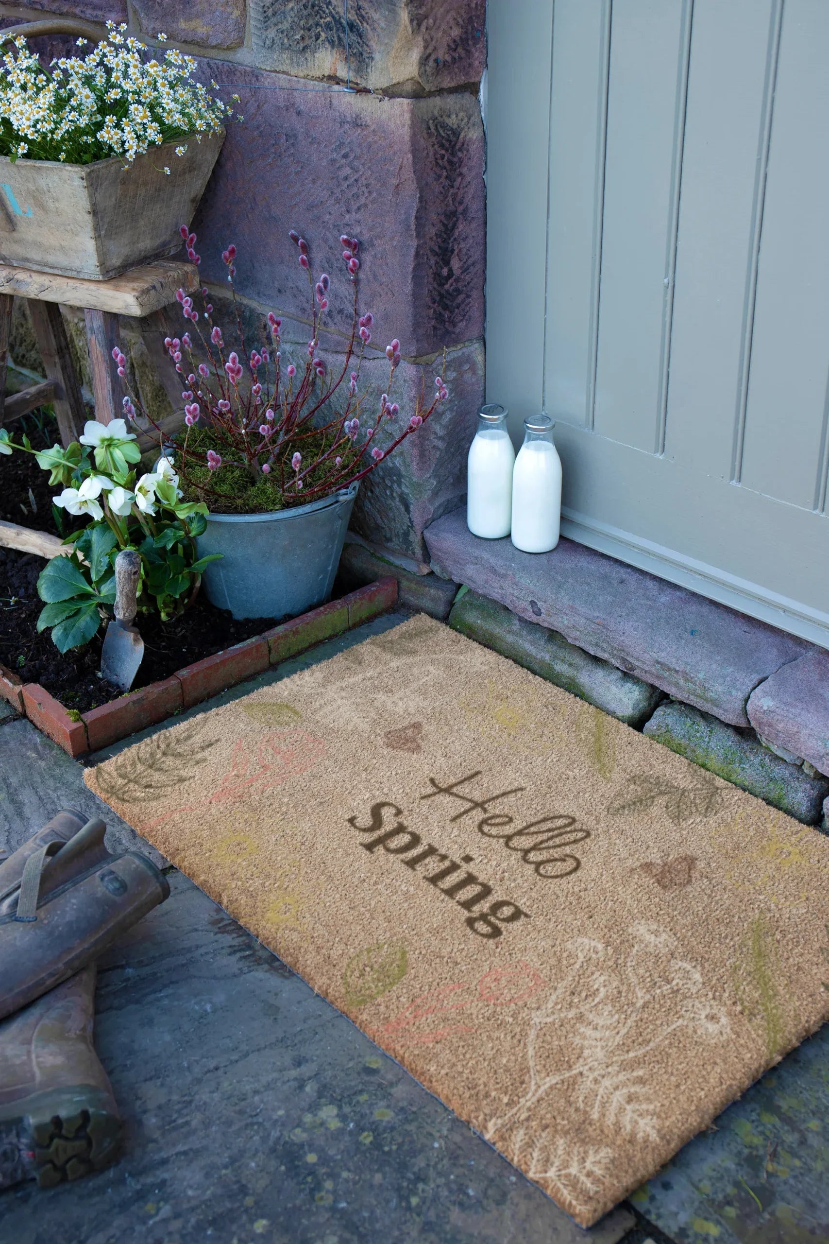 Hello Spring Doormat