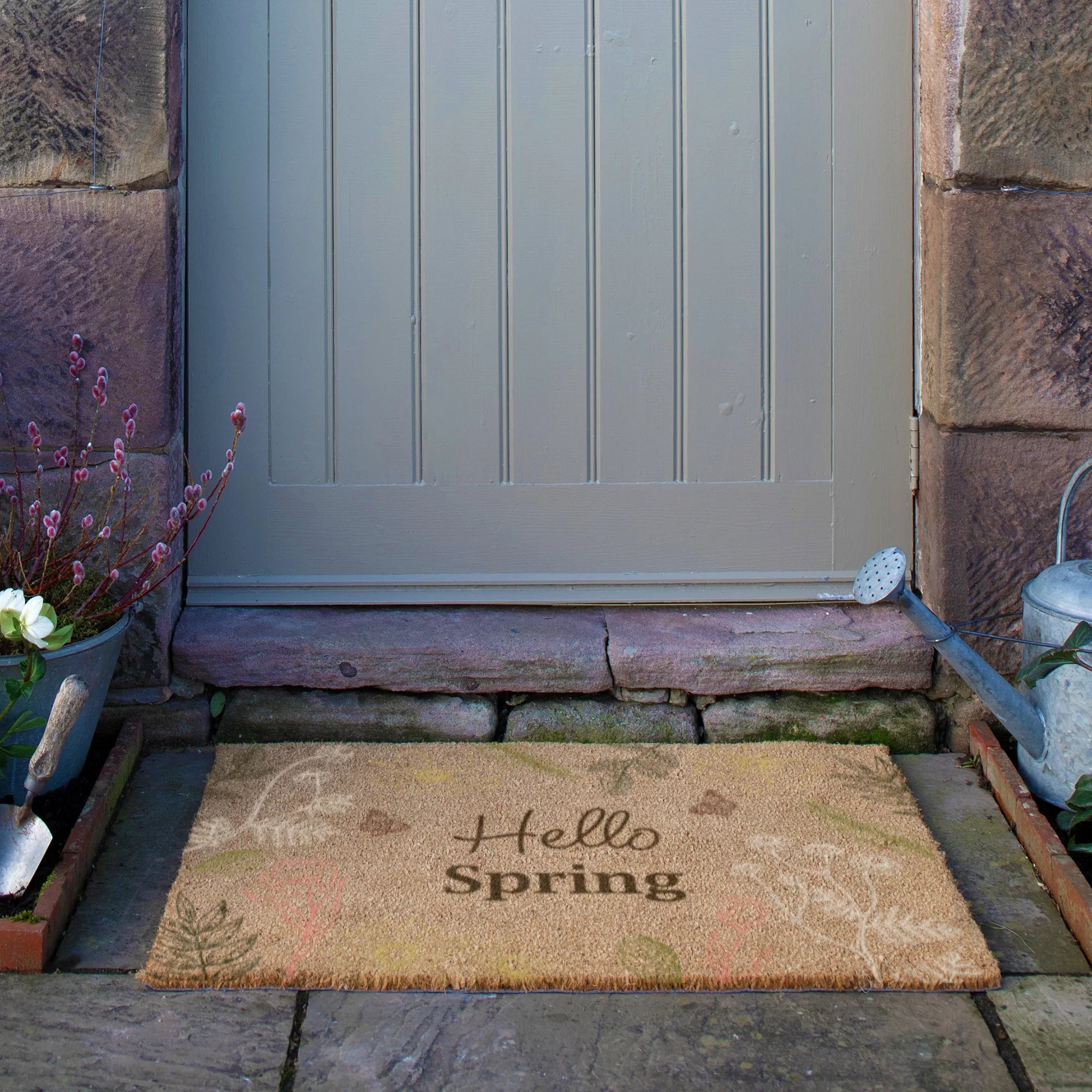 Hello Spring Doormat