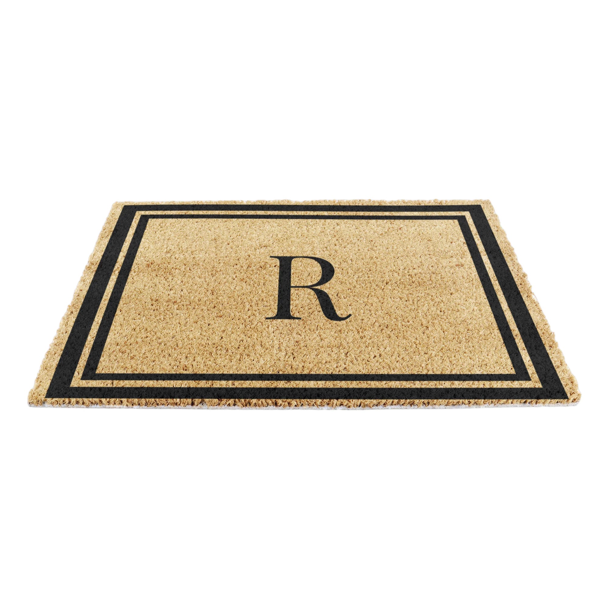 Regal Border Monogram Doormat