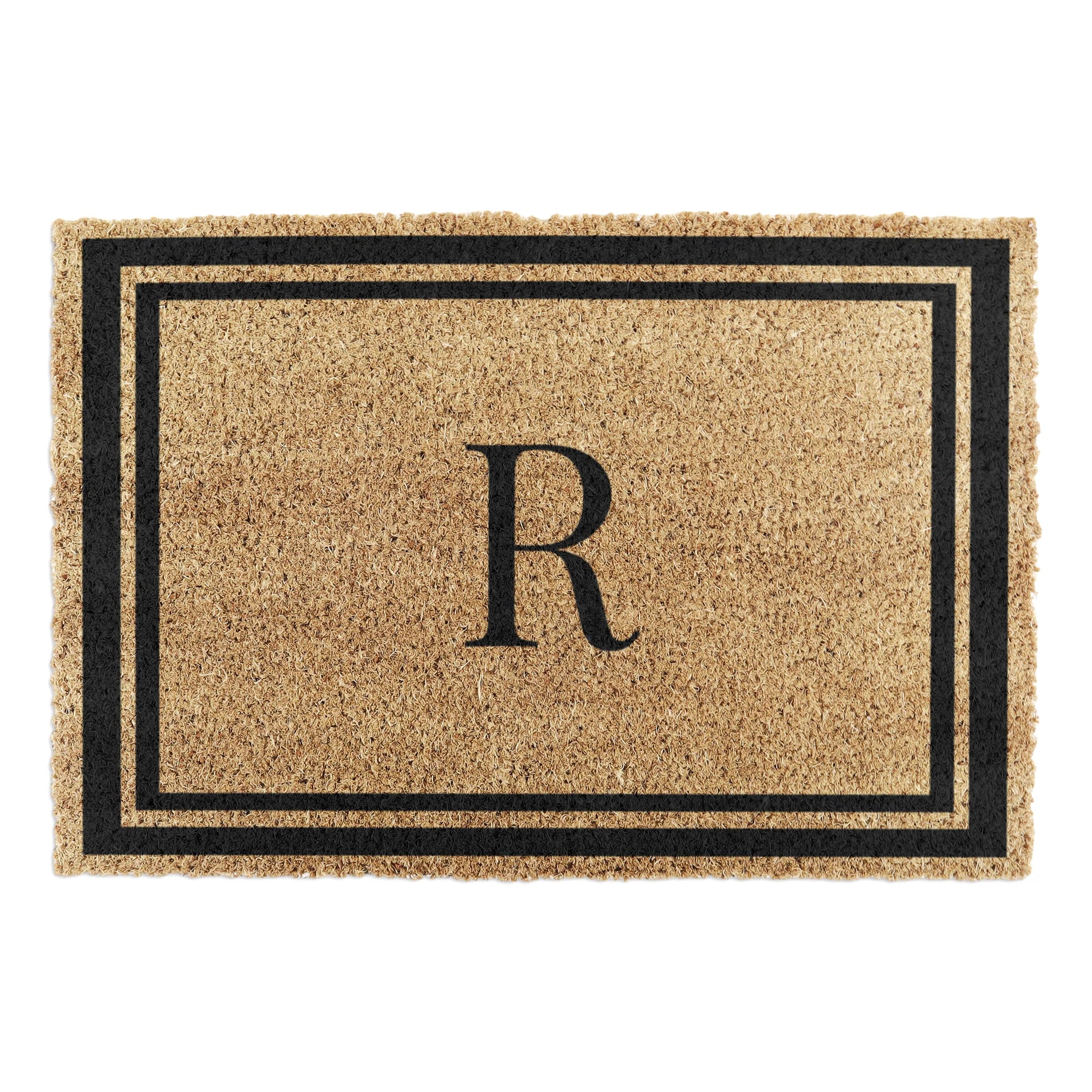 Regal Border Monogram Doormat