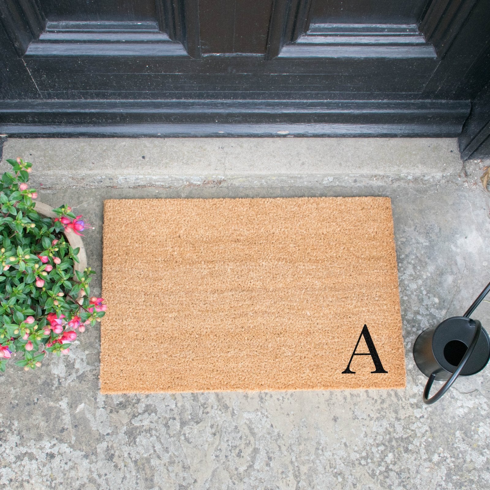 Regal Corner Monogram Doormat