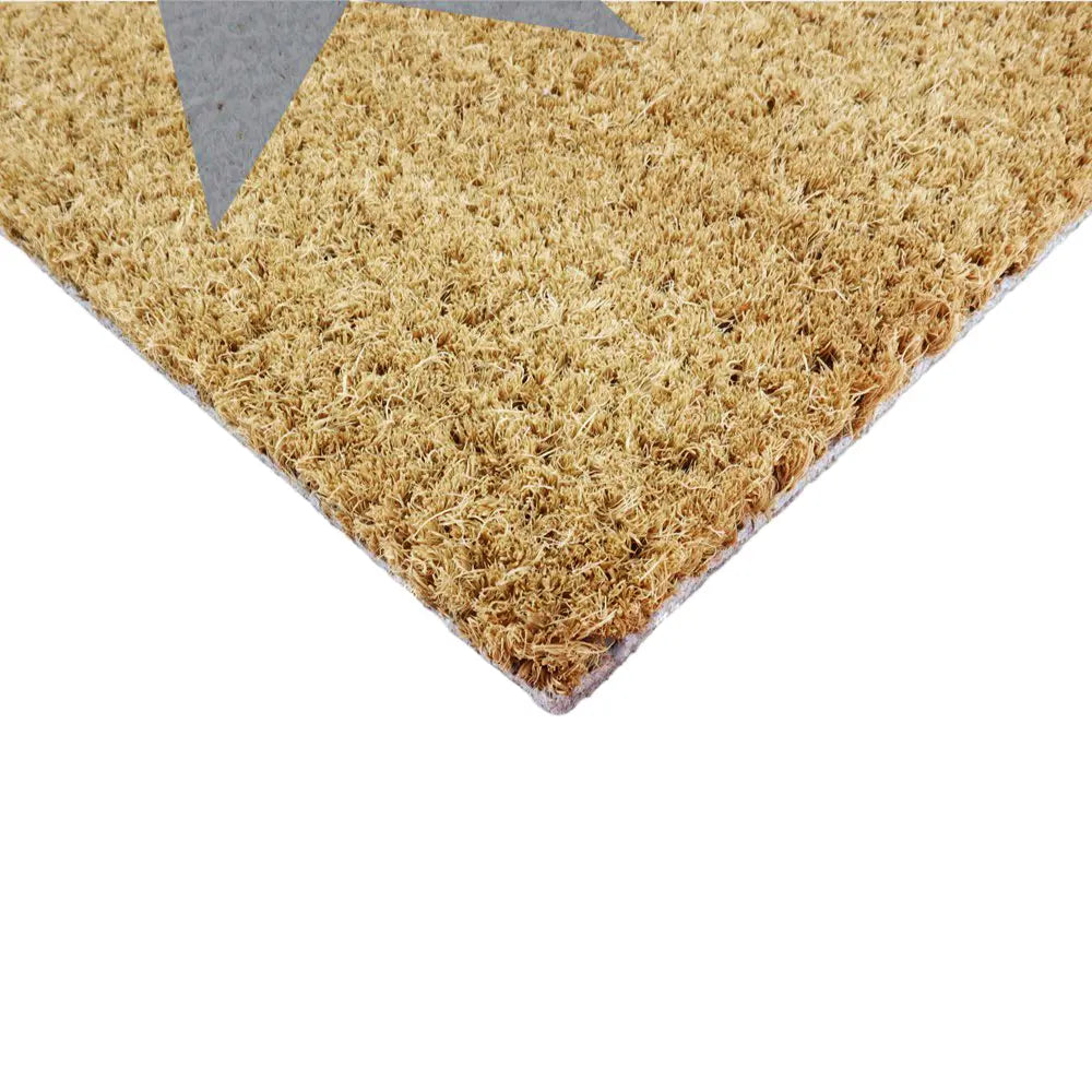 Country Star Large Grey Doormat