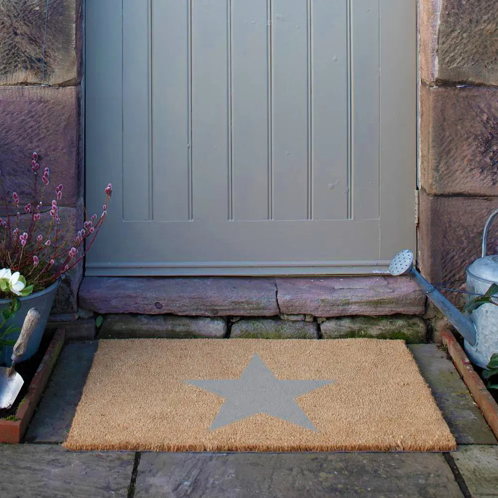 Country Star Large Grey Doormat
