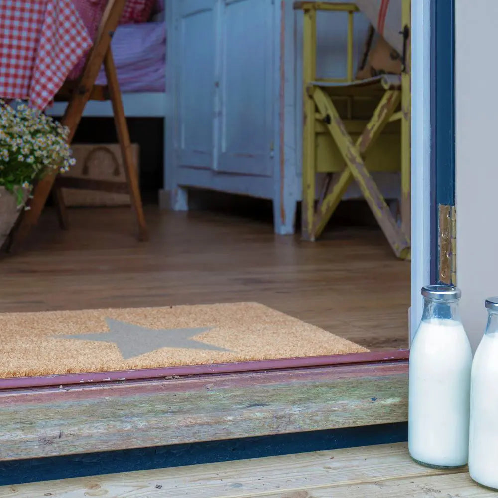 Country Star Large Grey Doormat