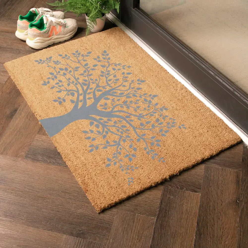 Country Large Tree of Life Grey Doormat