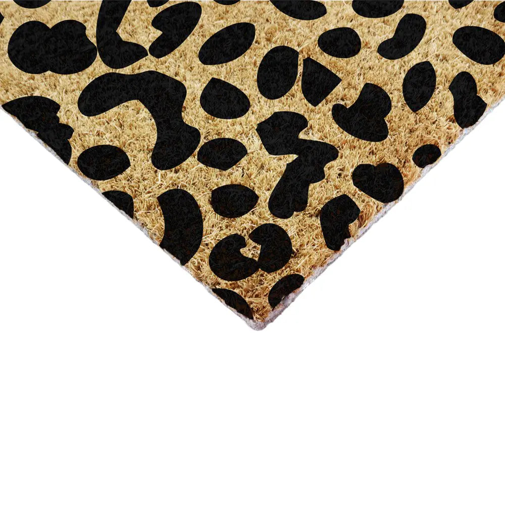 Extra Large Leopard Print Doormat