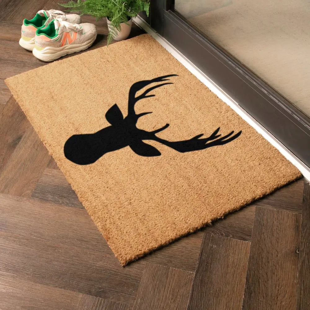 Country Stags Head Extra Large Doormat