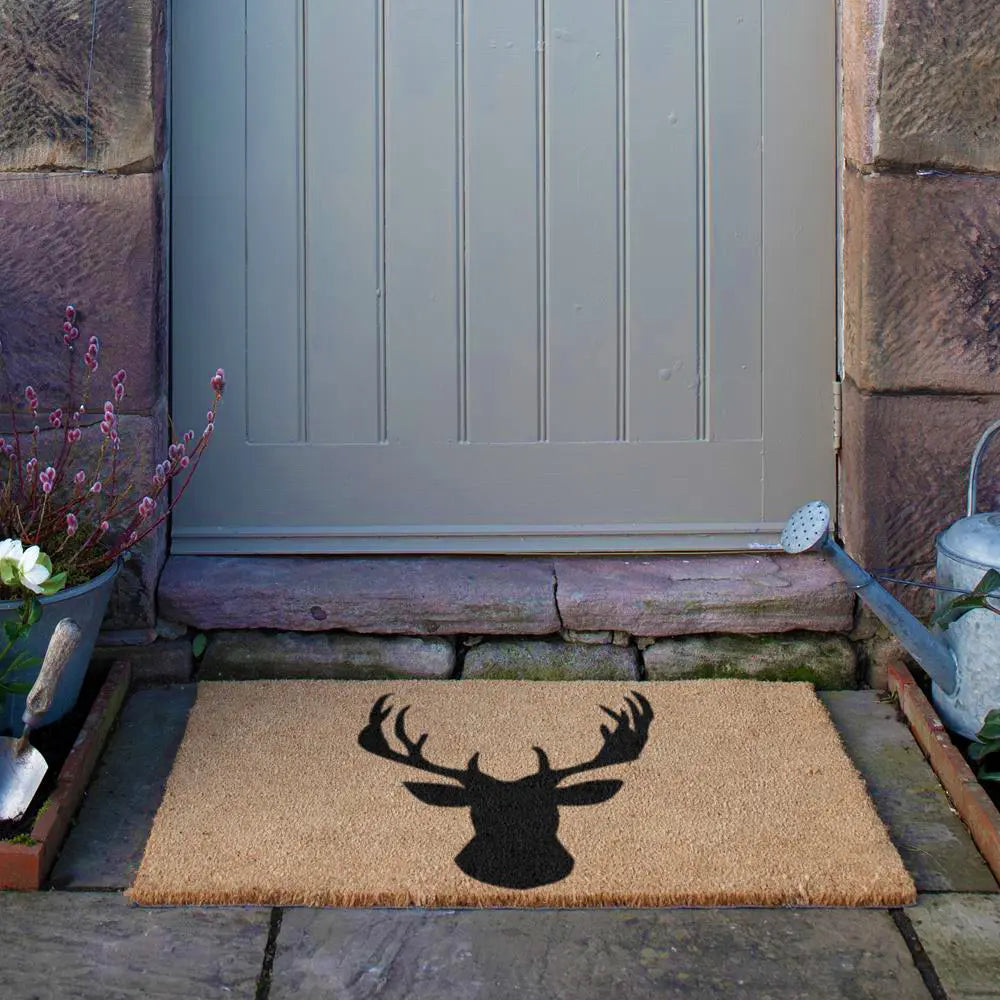 Country Stags Head Extra Large Doormat