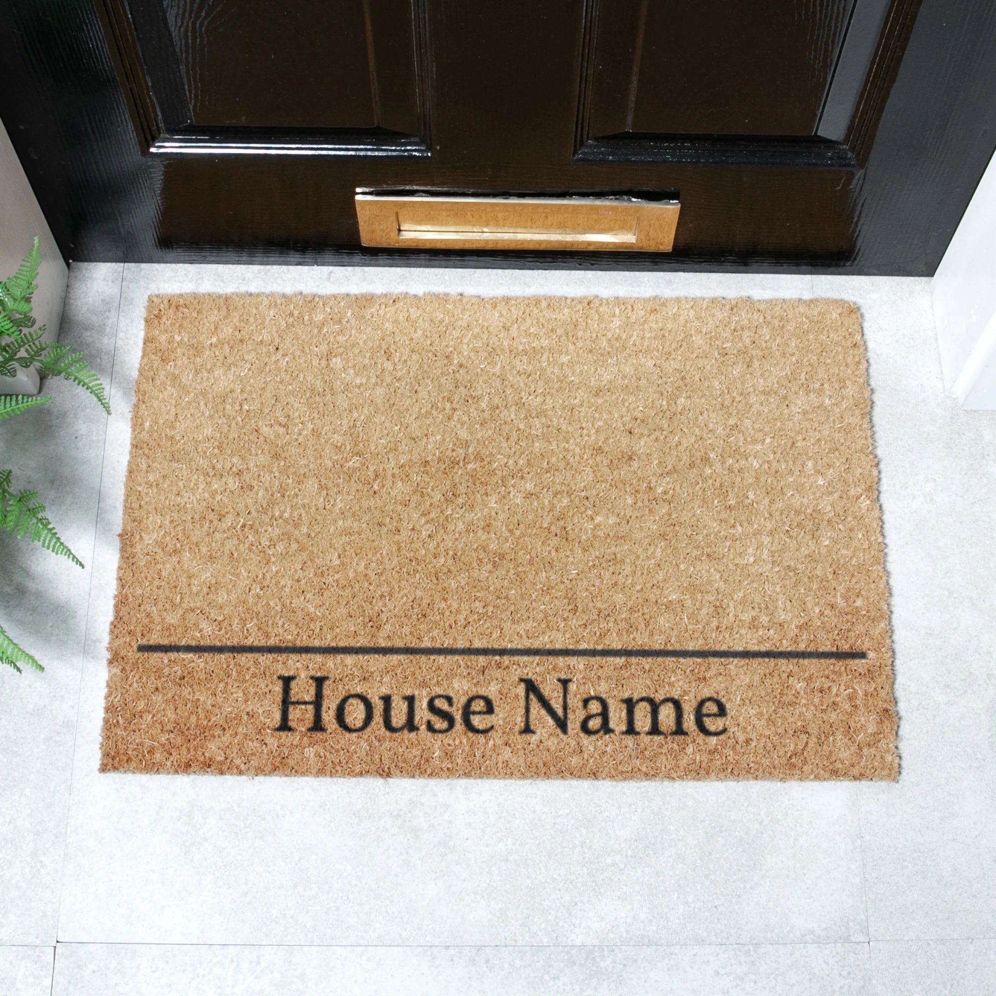 House Name Personalised Door Mat