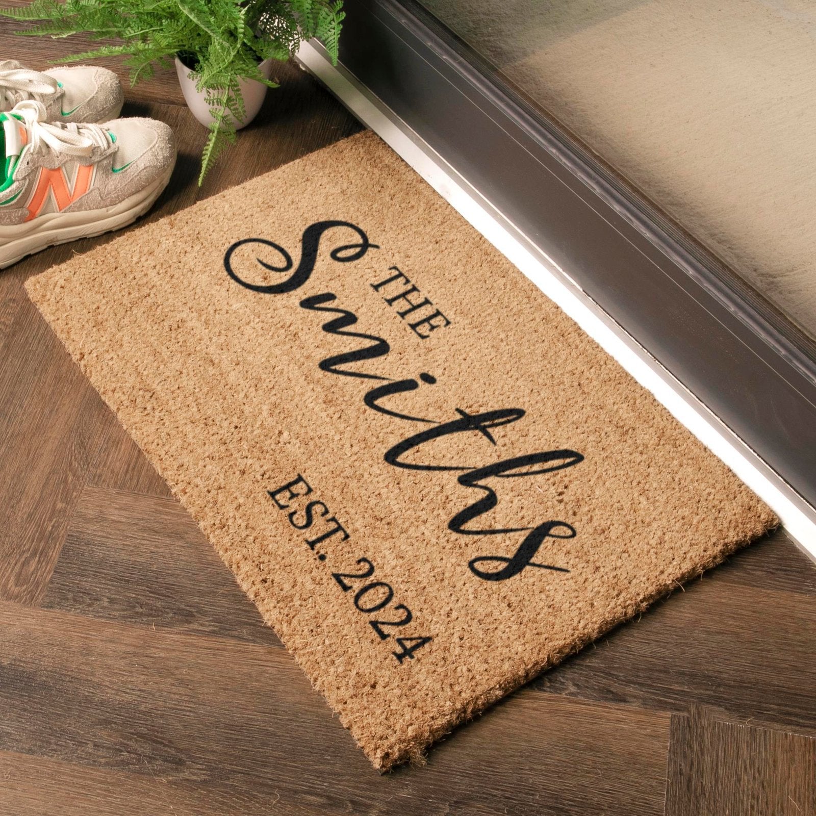 The Family Name Est. Year Personalised Doormat (60 x 40cm)
