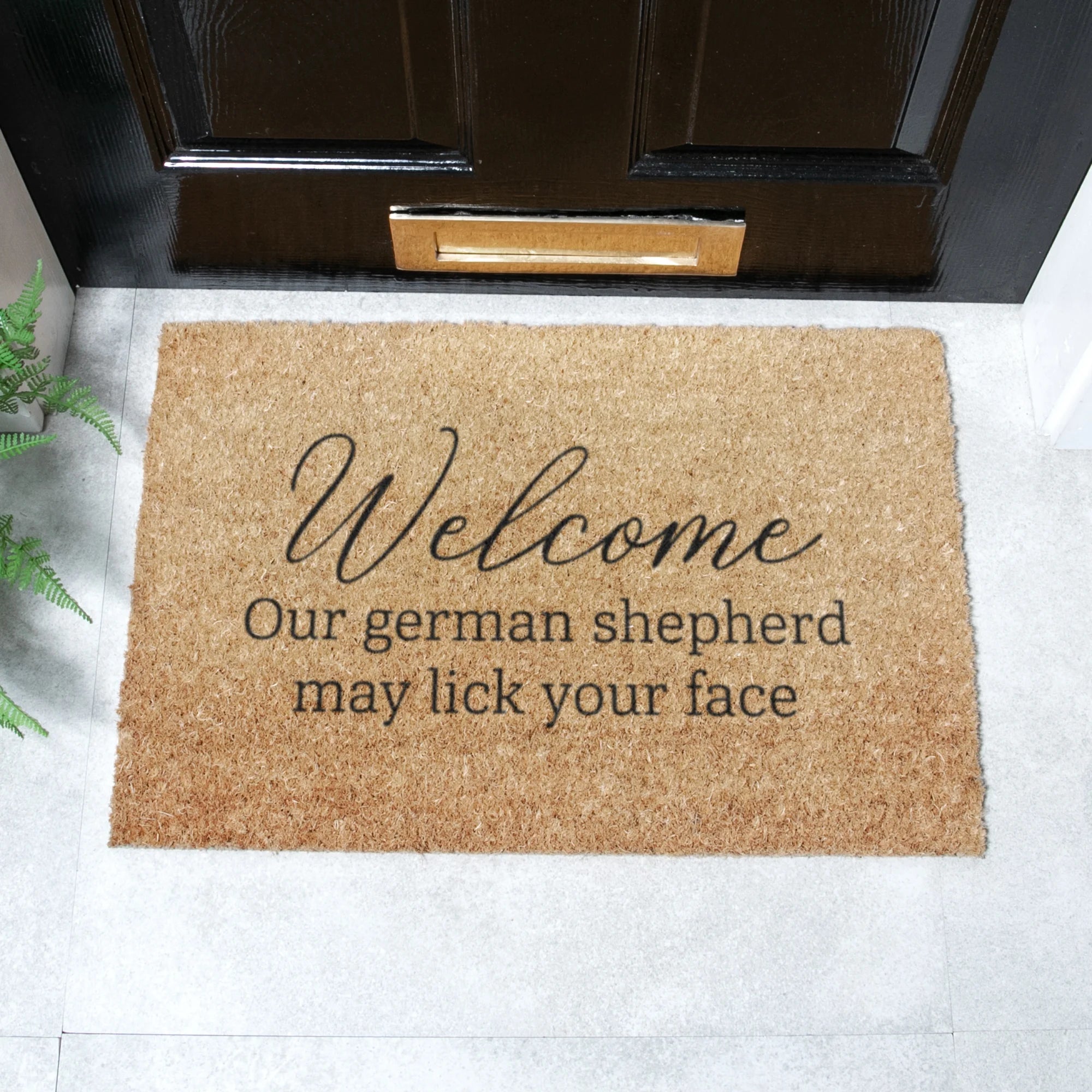 Personalised Dog Breed Door Mat