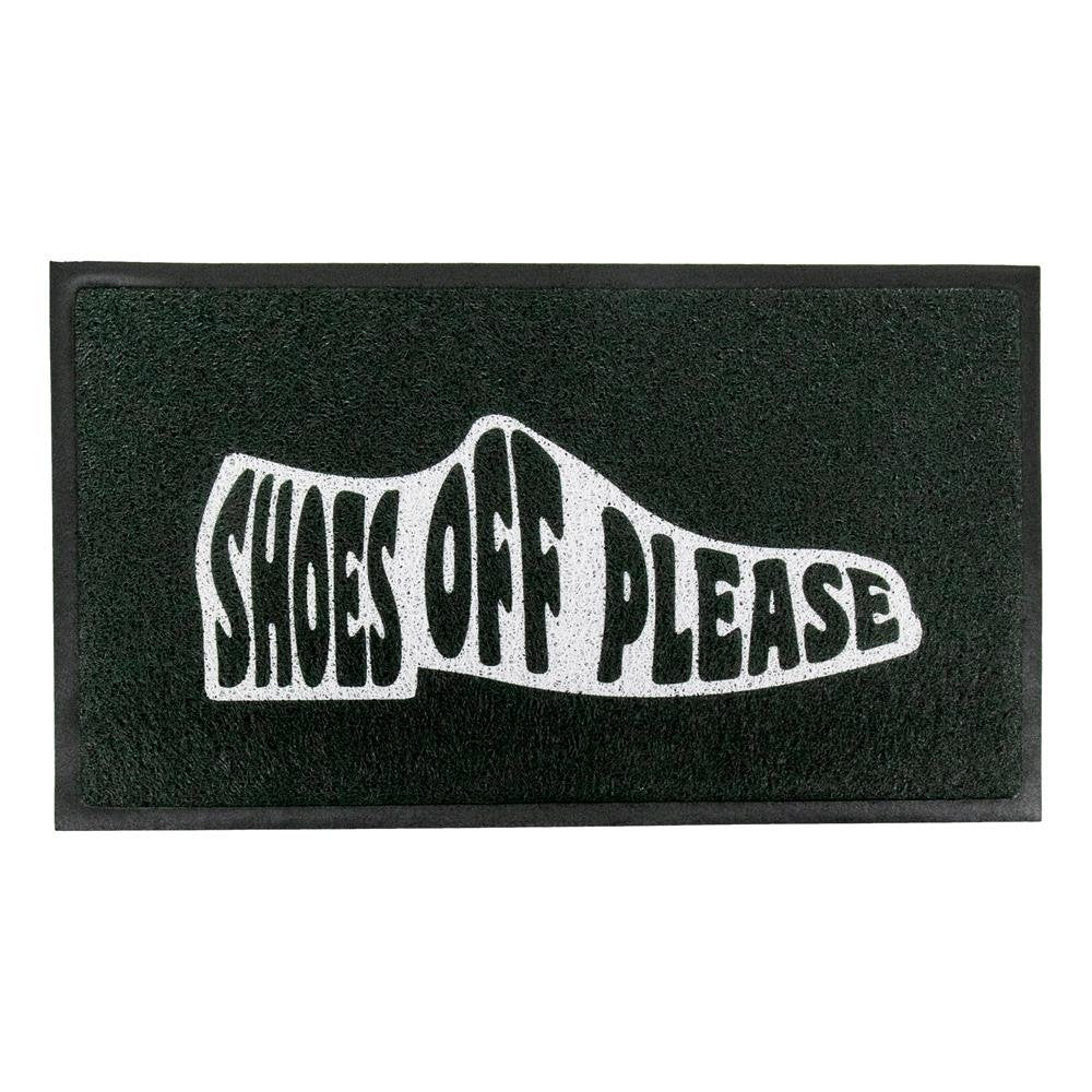Black Shoes Off Doormat (70 x 40cm)