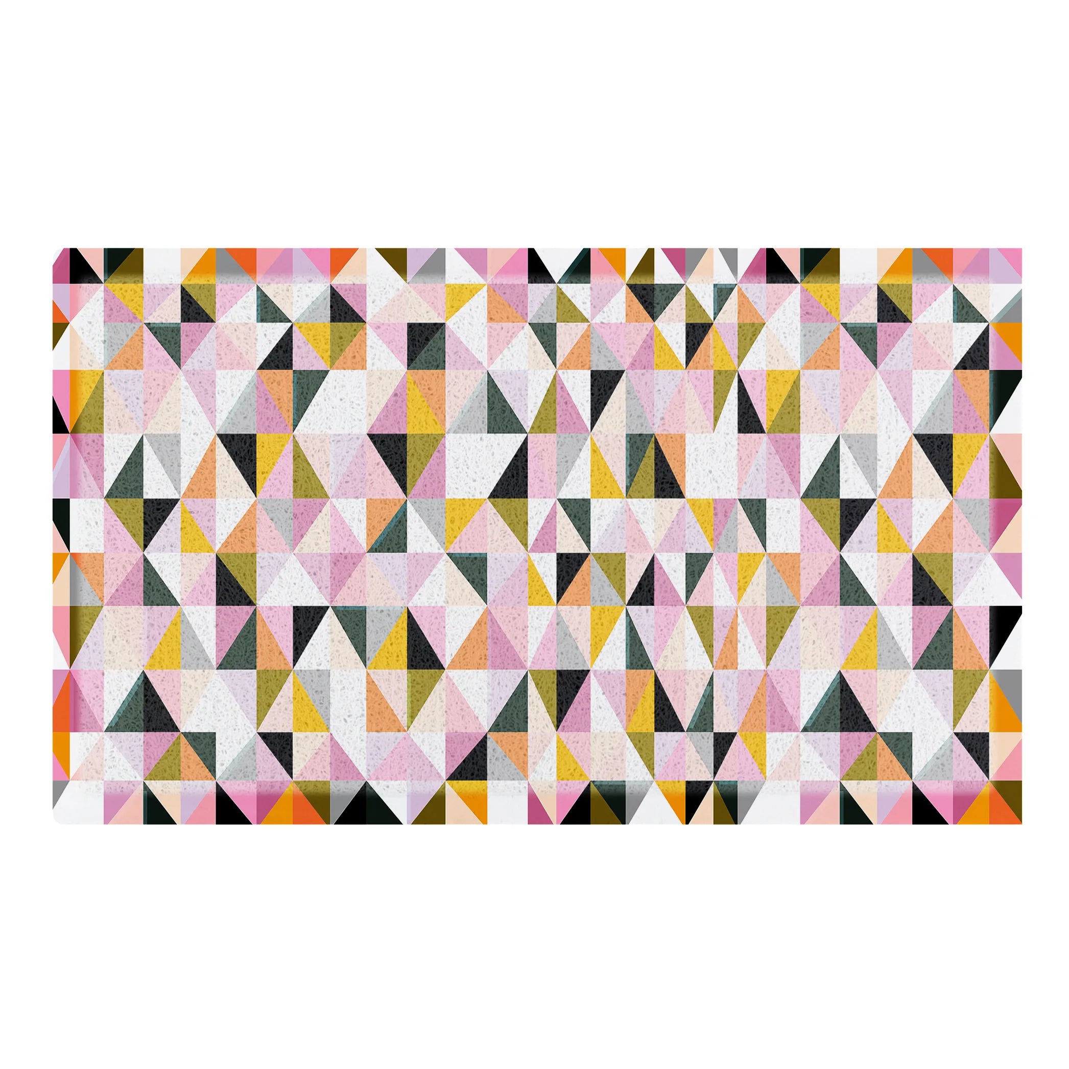 Geometric Blocks Retro Doormat x Rachel Parker