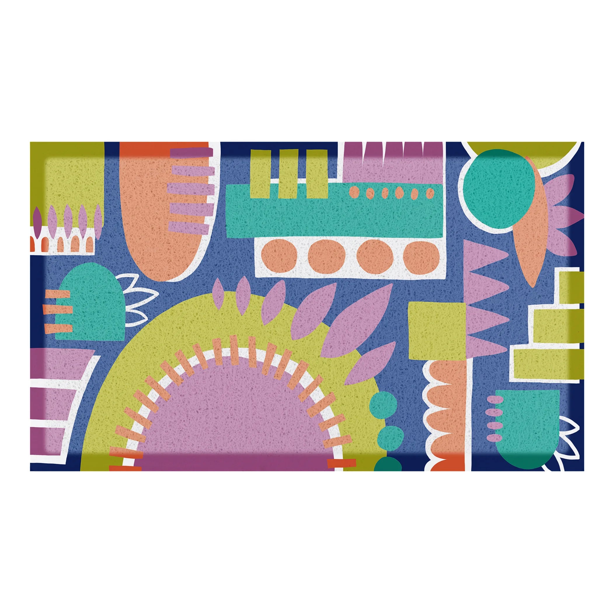 Sunny Mood Abstract Doormat x Anna Treliving
