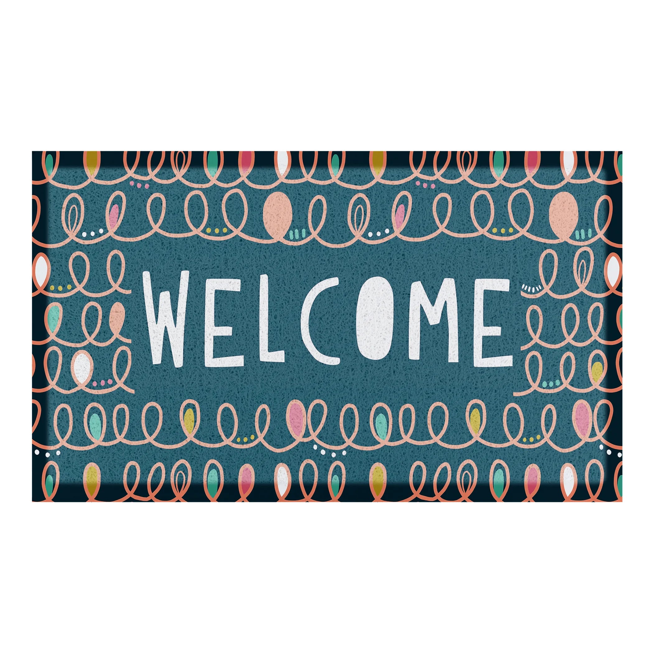 Welcome Curls Doormat x Anna Treliving
