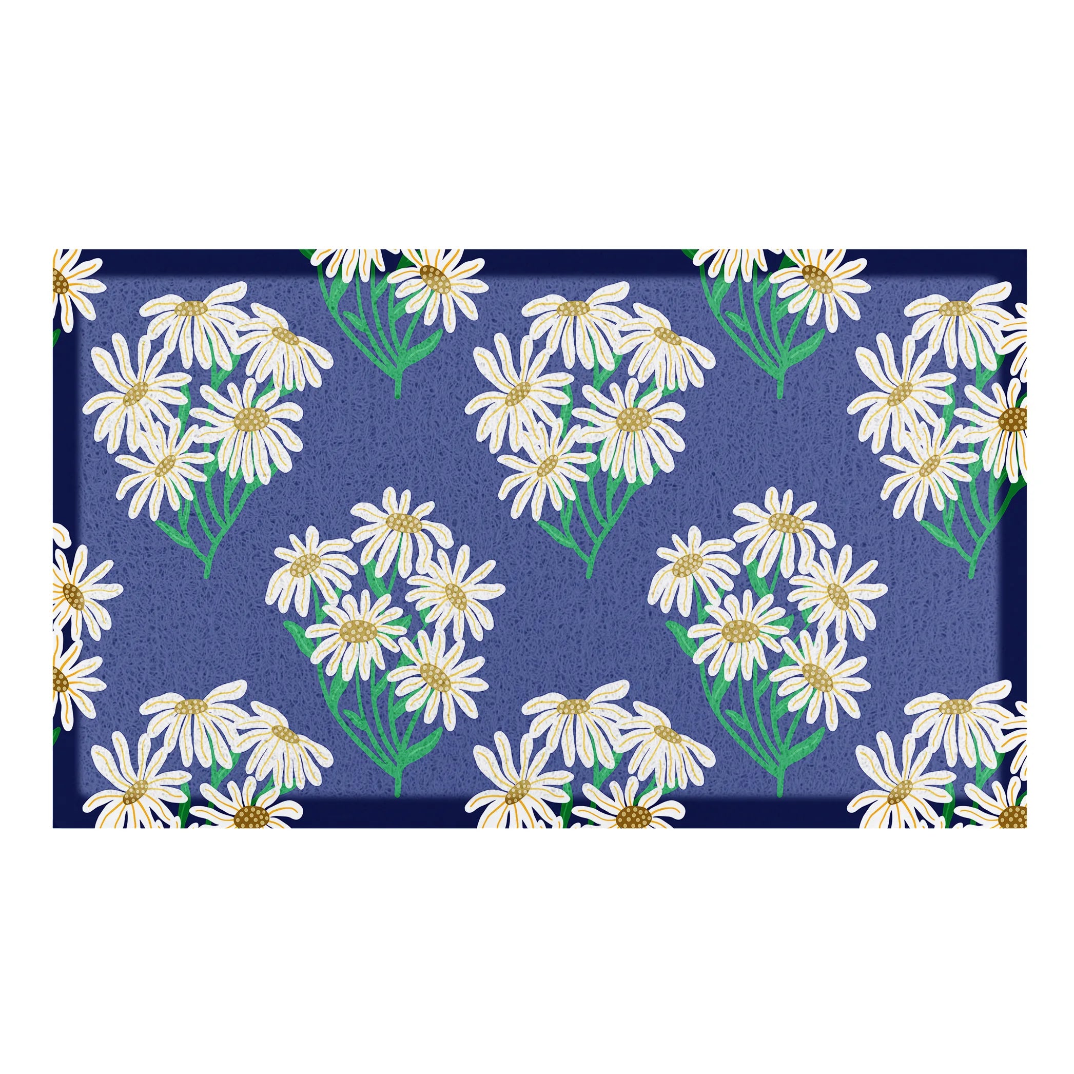 Blue Daisies Doormat x Hannah Maria Designs