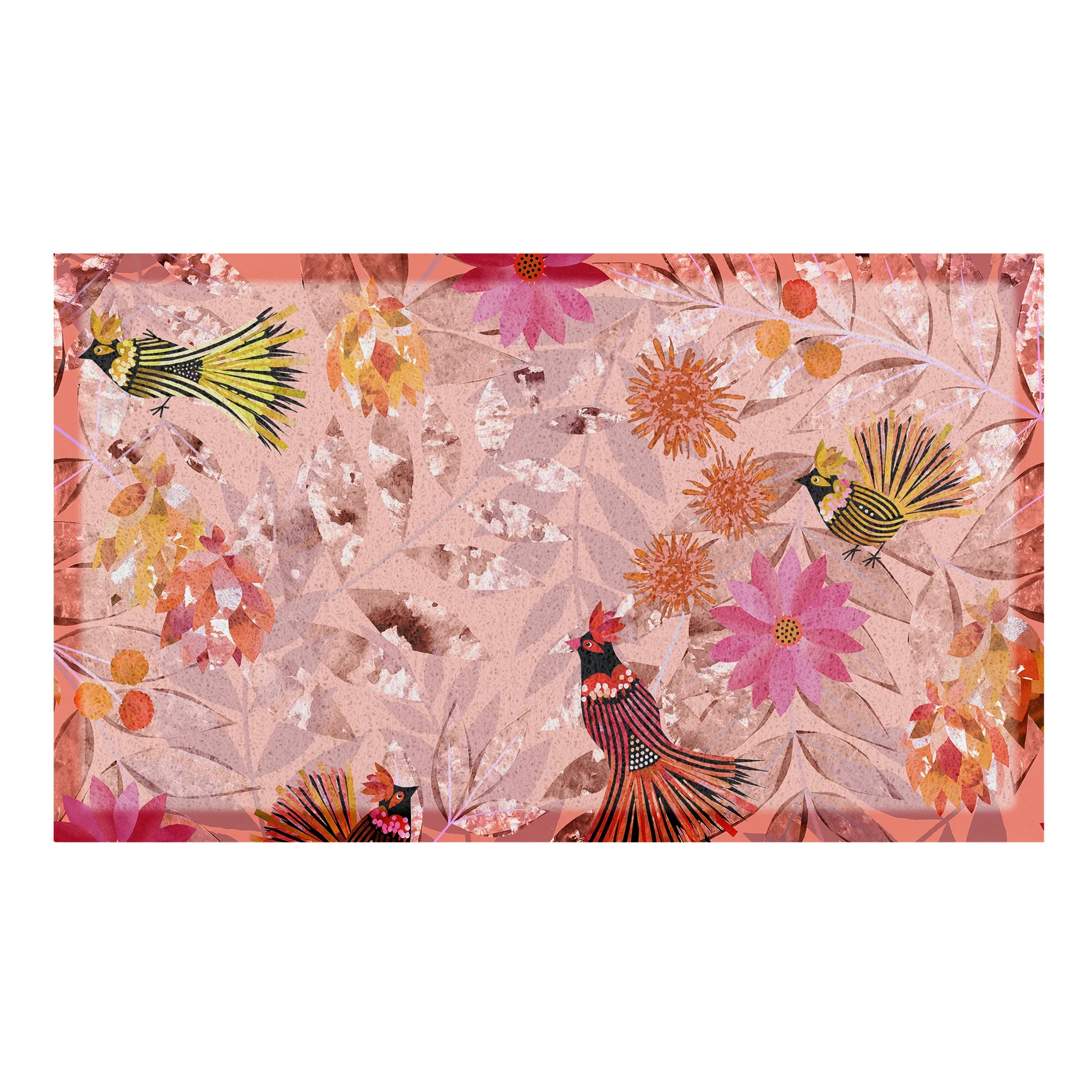 Home Bird Pink Doormat x Rachel Parker
