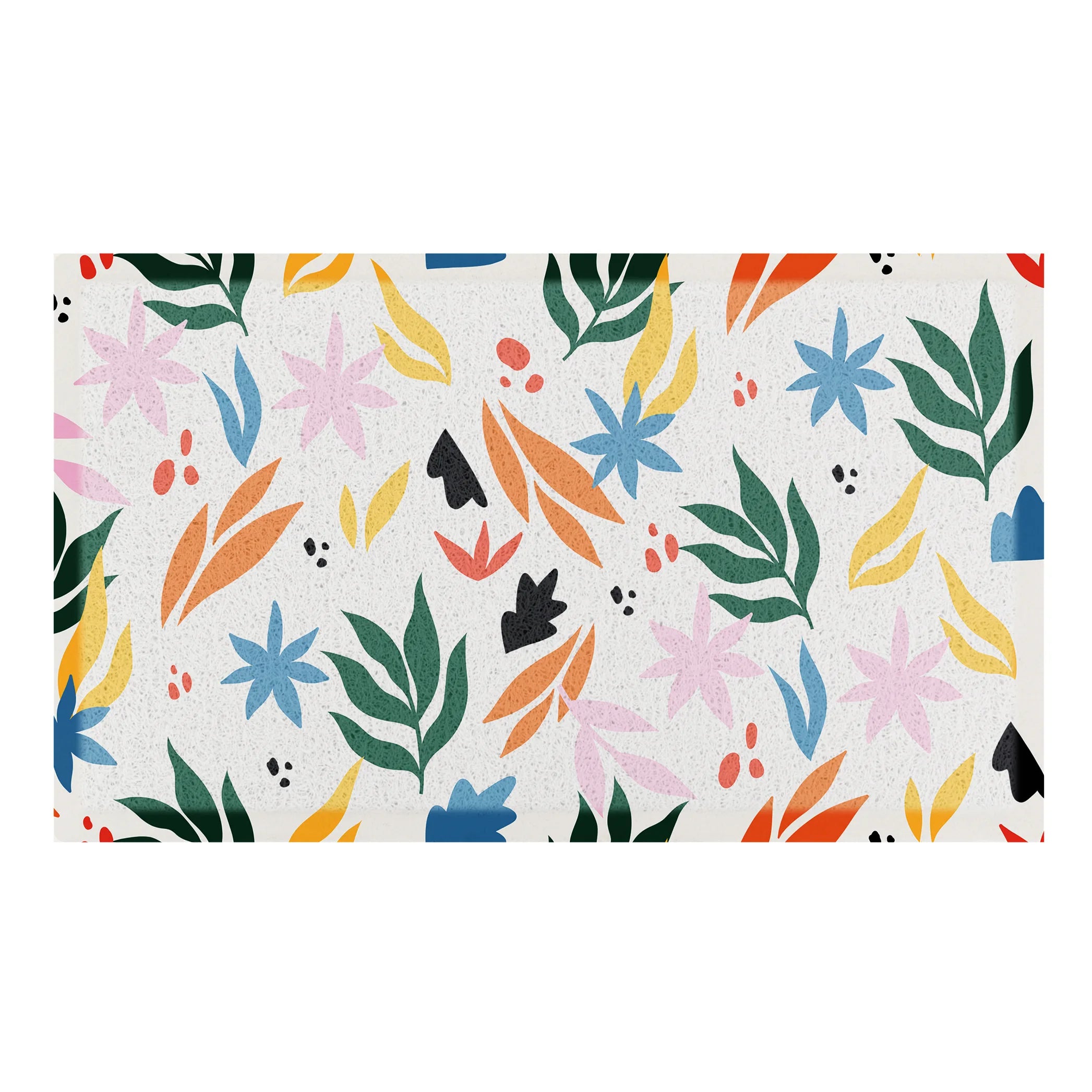 Floral Leaf Pattern Doormat x Melissa Donne