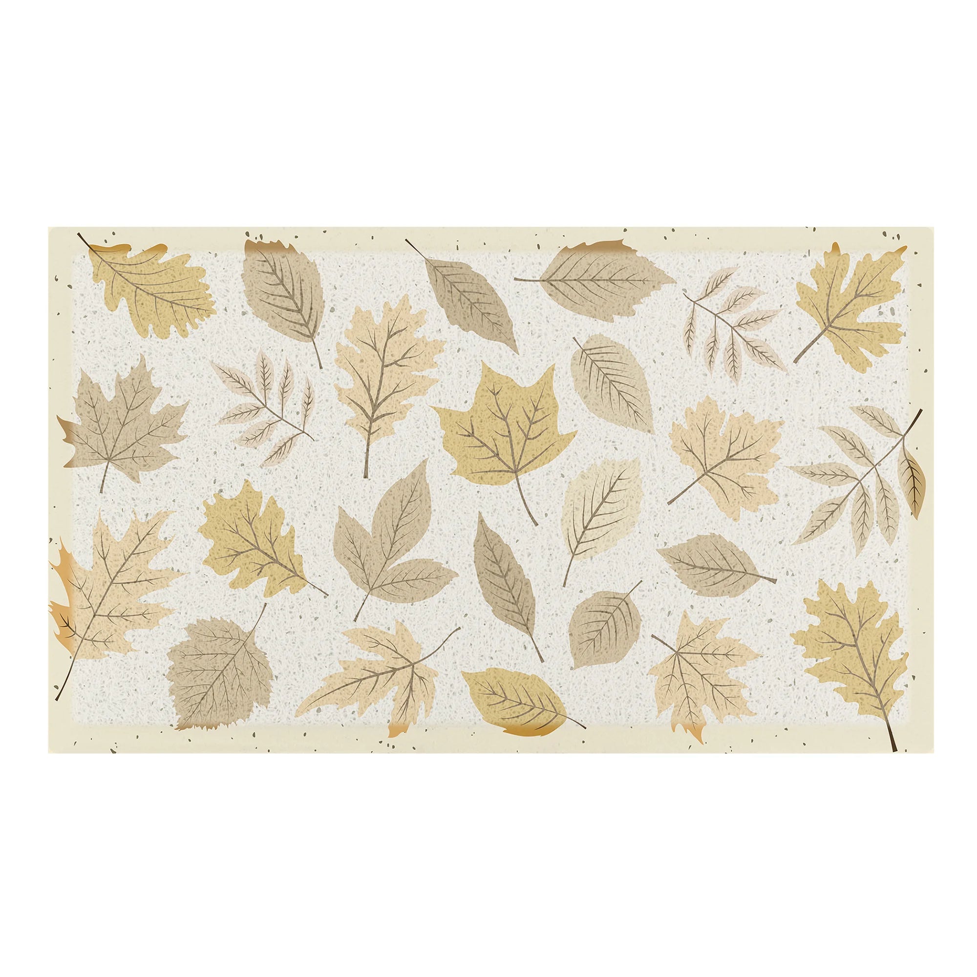 Autumn Neutral Leaves Doormat (70 x 40cm)