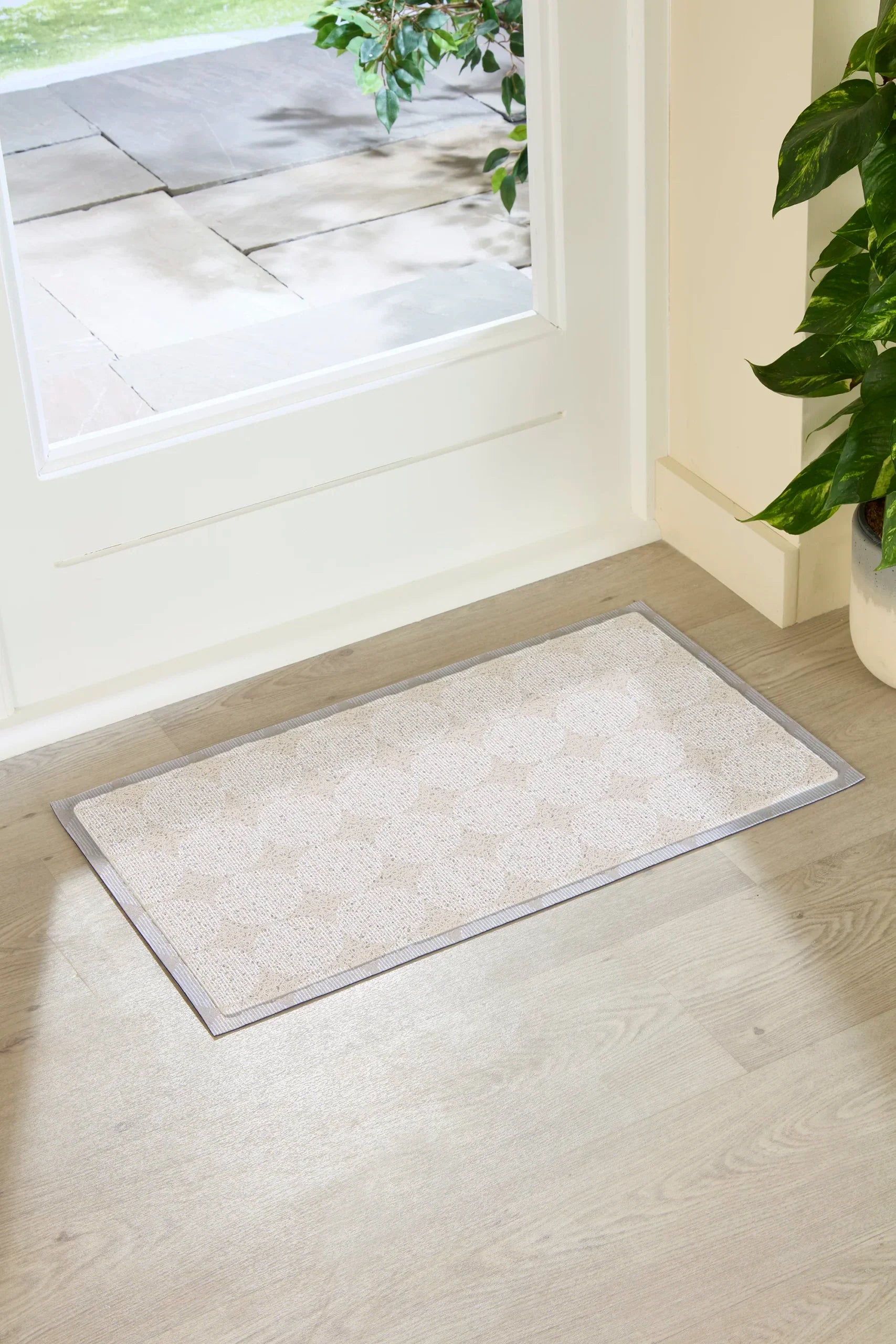 Beige Spheres Doormat