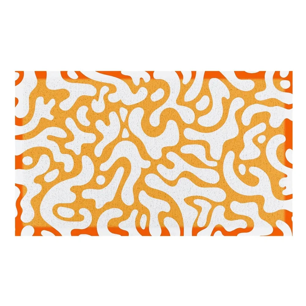 Orange Blobs Indoor & Outdoor Doormat