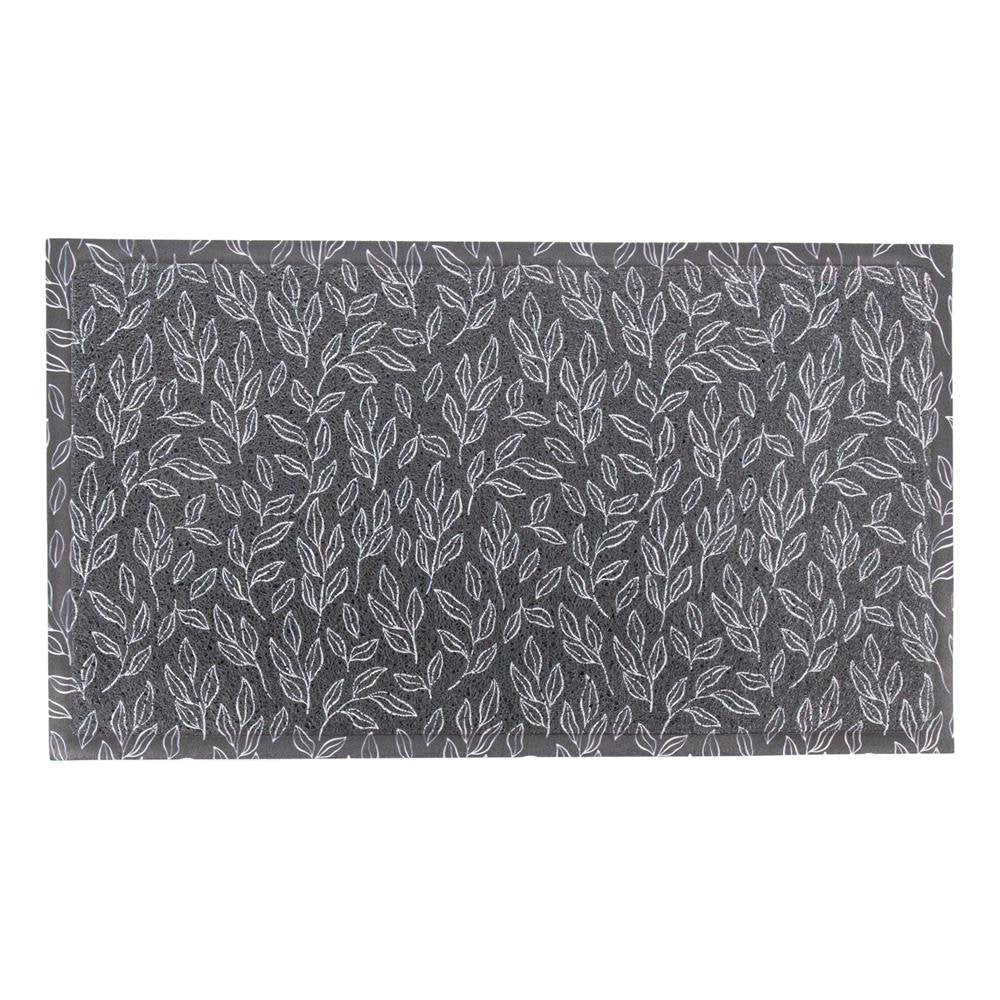 Blue Leaf Pattern Doormat