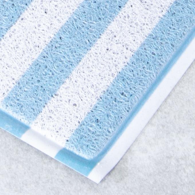 Blue Striped Doormat