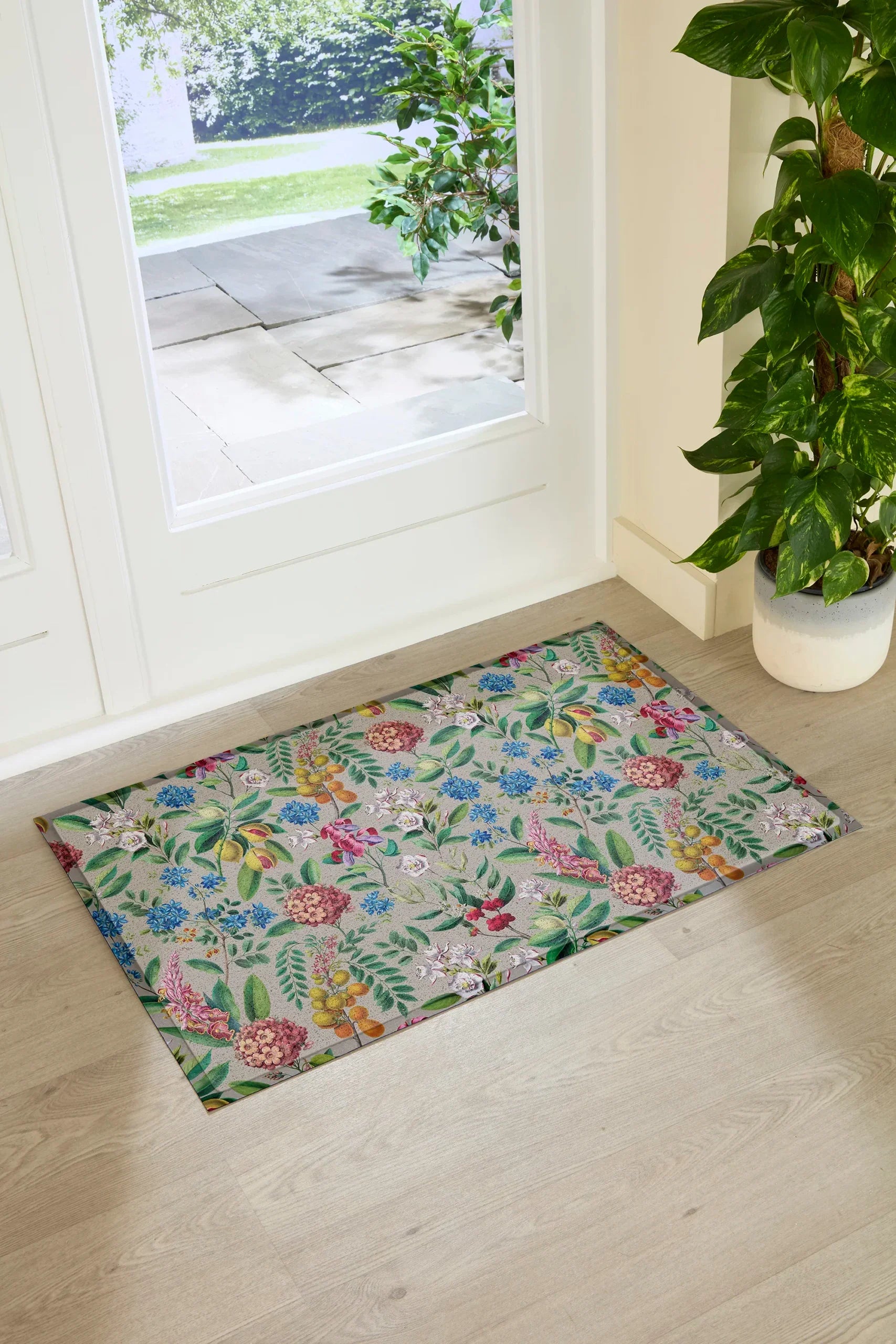 Bold Floral Indoor & Outdoor Doormat