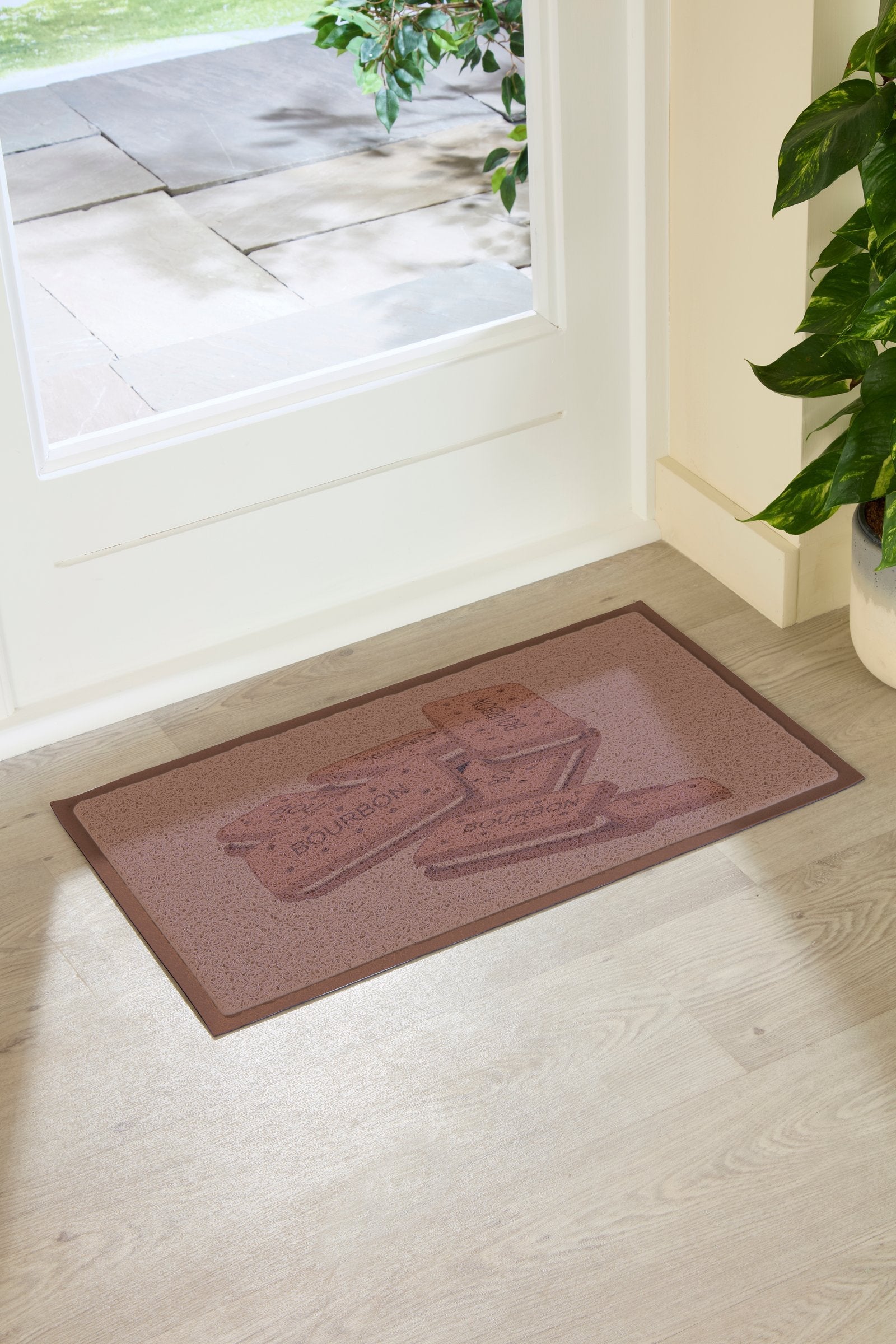 Bourbons Brown Indoor/Outdoor Doormat