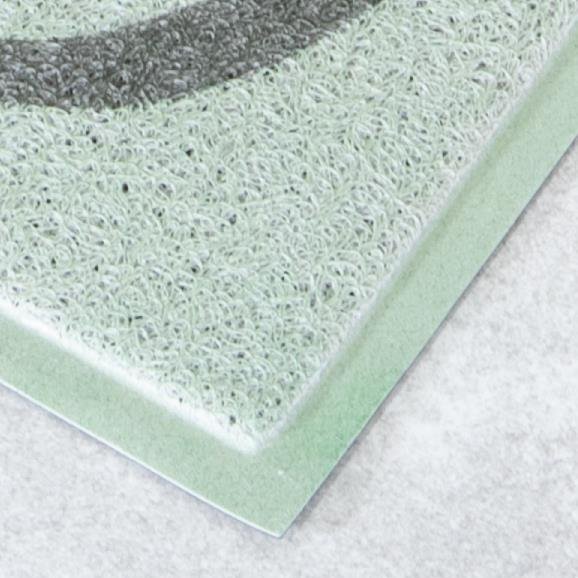Green Come in Go Away Doormat