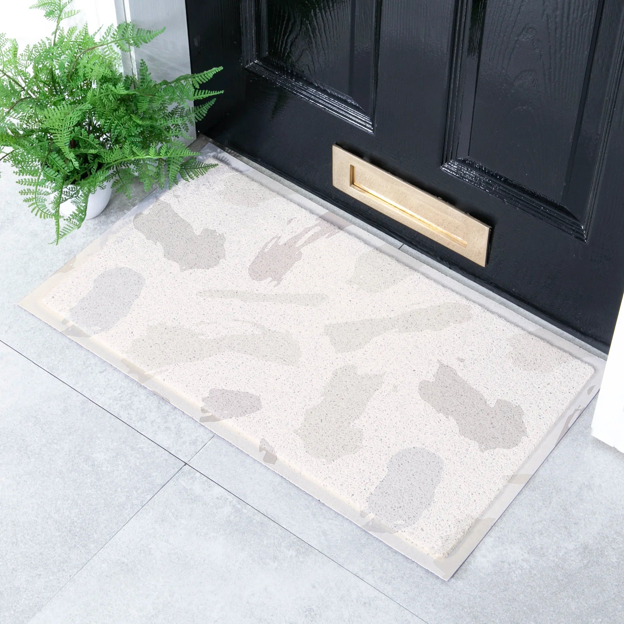 Neutral Paint Splash Doormat