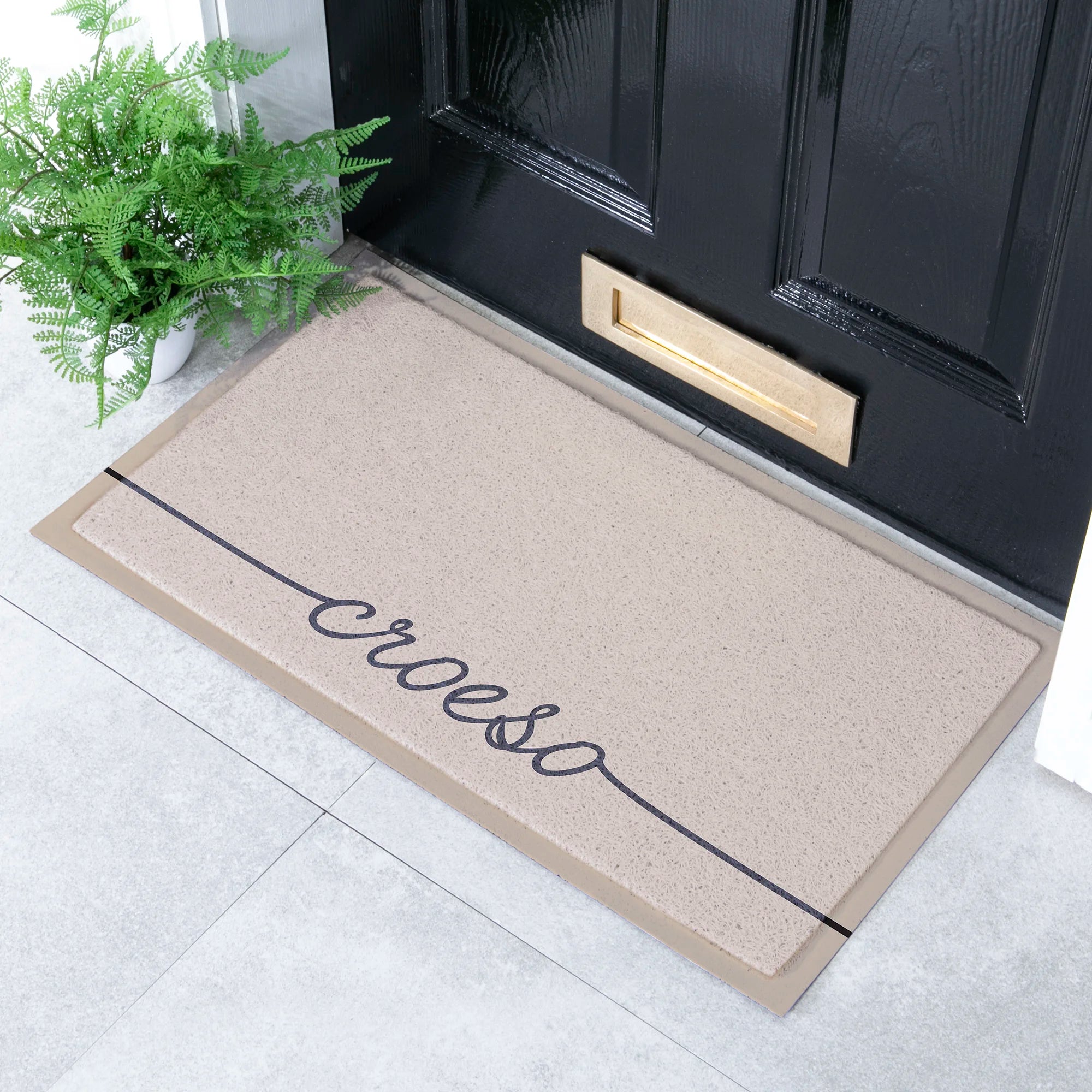 Croeso Scribbly Doormat (70 x 40cm)