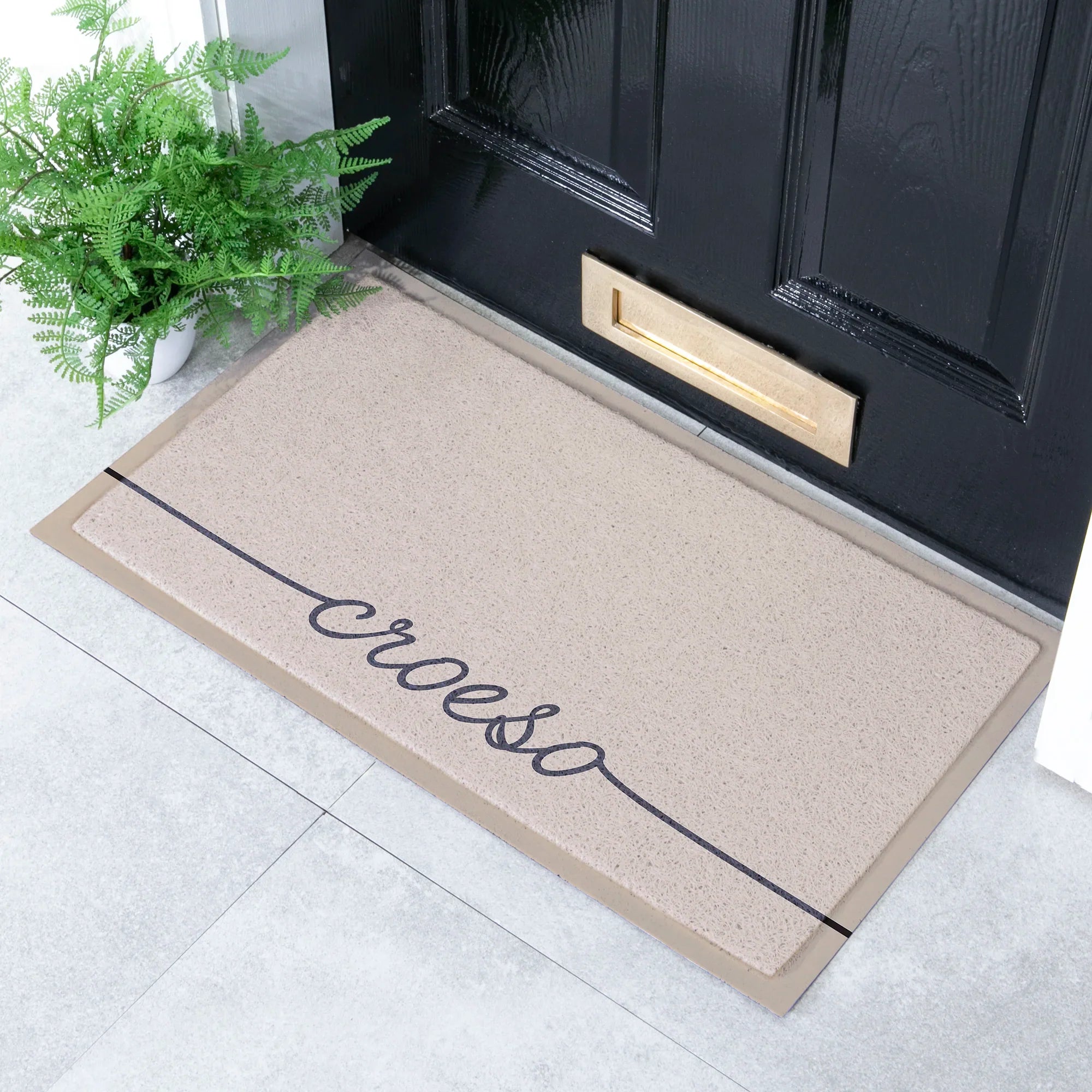 Croeso Scribbly Doormat